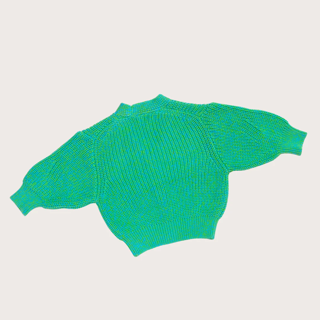Ellis Cotton Knitted Fleck Cardigan - Image 6