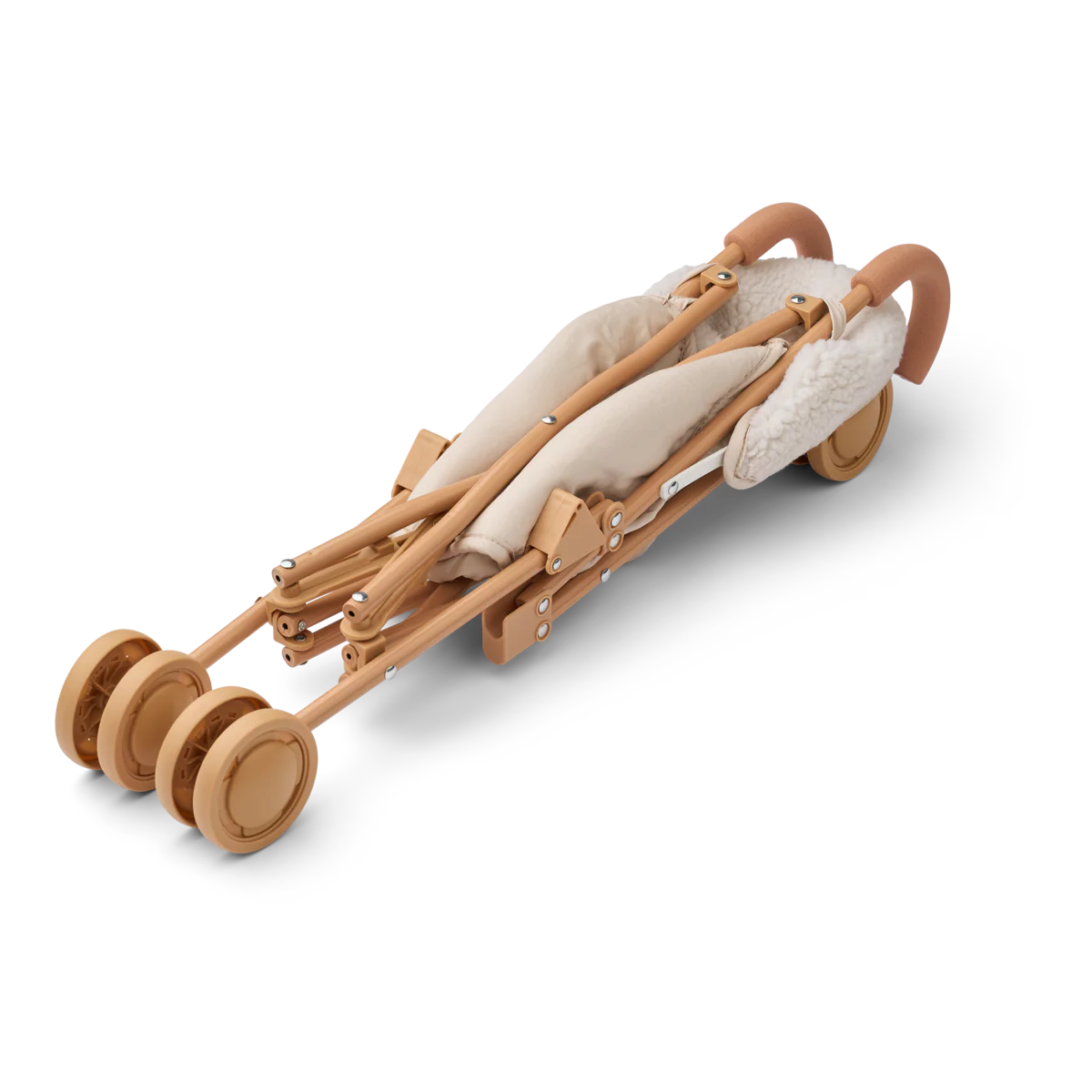 Elsie Teddy Pile Doll Stroller (Sandy) - Image 4