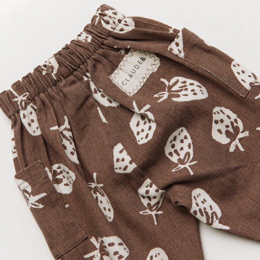Emerson Choco Strawberry Printed Cotton Trouser - Image 10