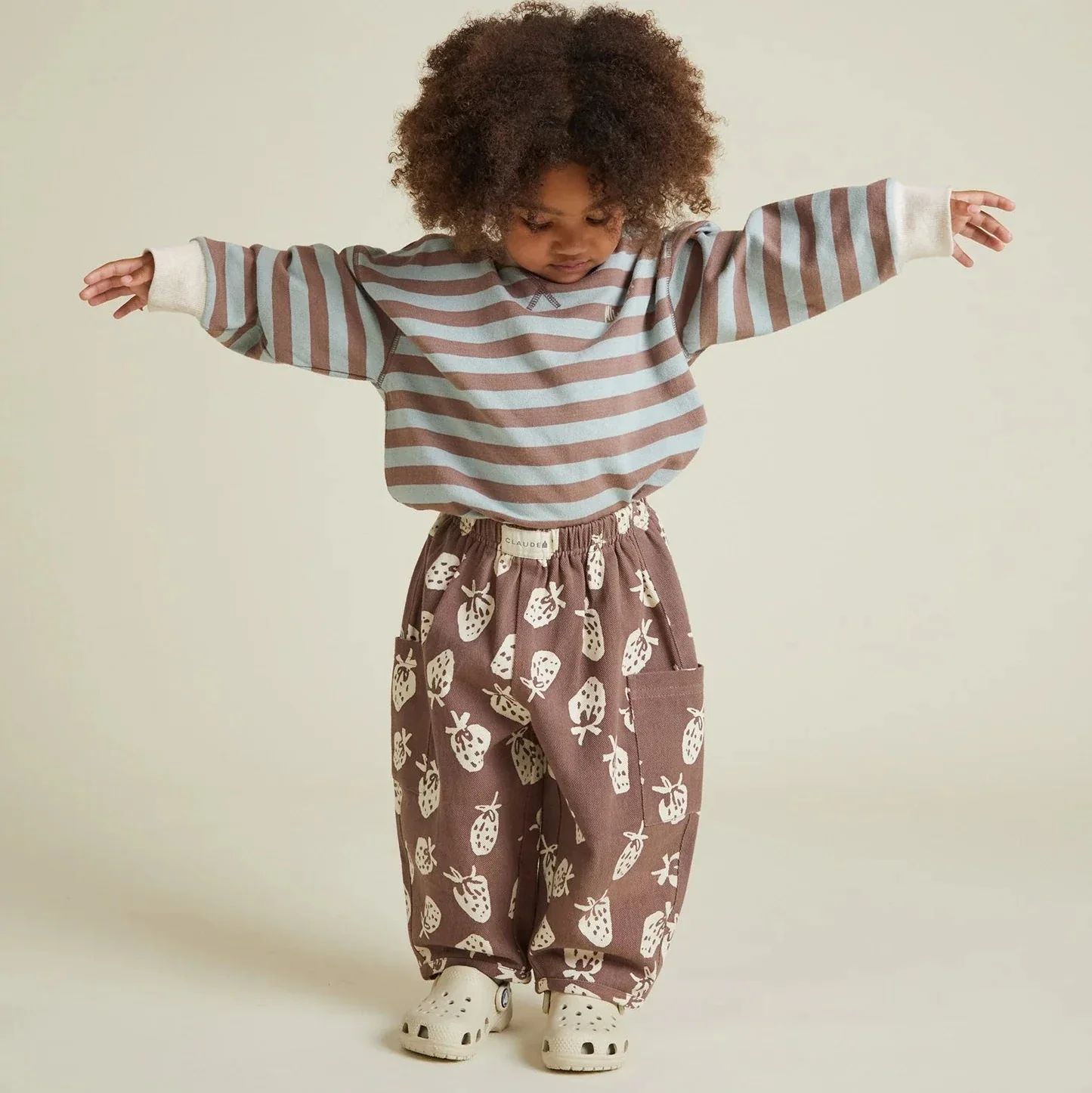Emerson Choco Strawberry Printed Cotton Trouser - Image 5