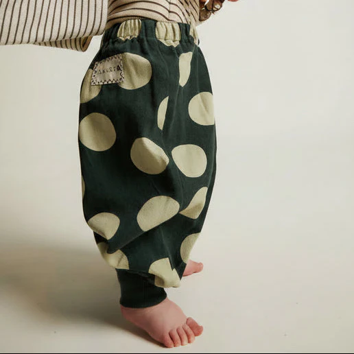 Emerson Kale Polka Dot Cotton Trouser - Image 3