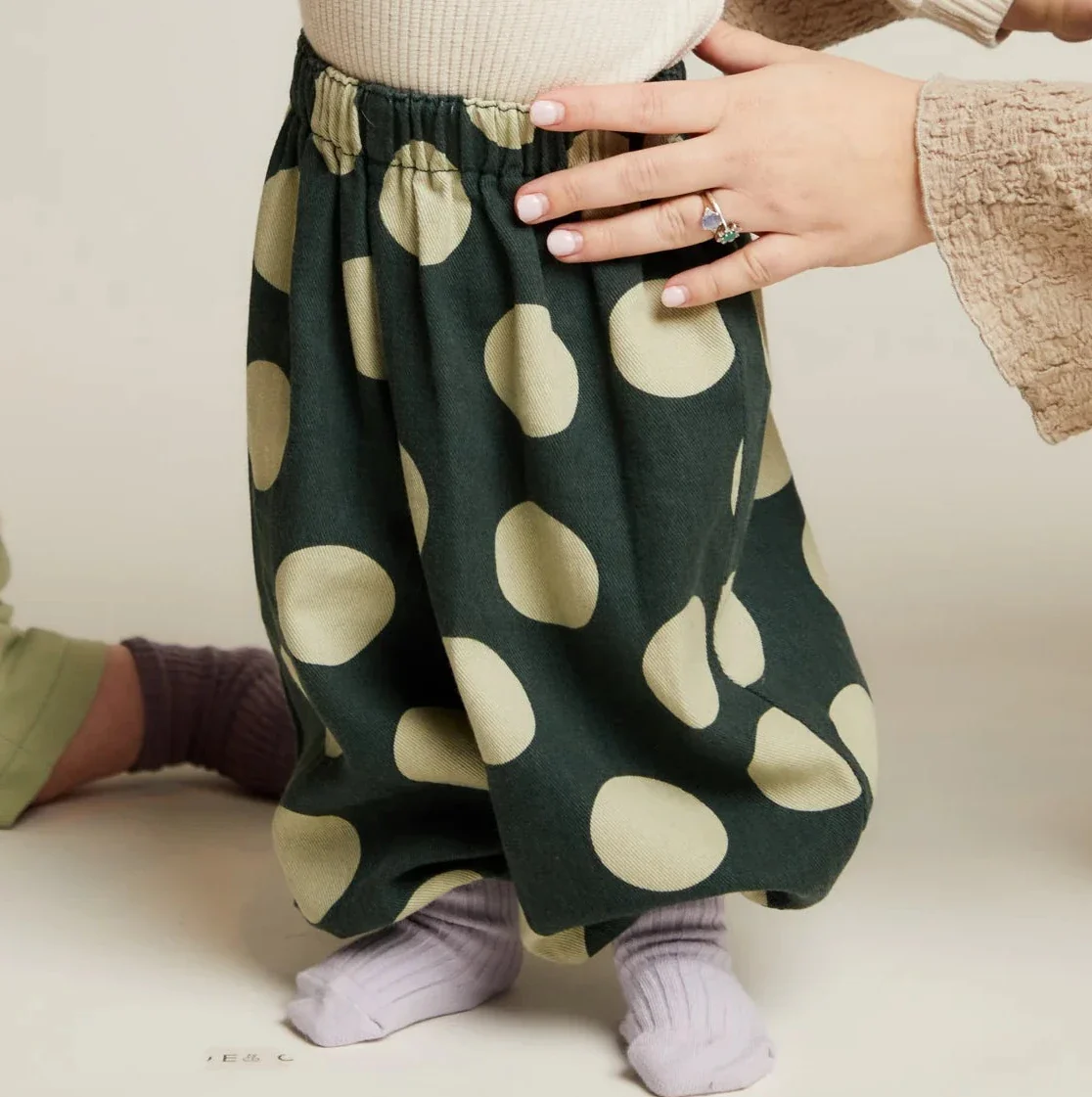 Emerson Kale Polka Dot Cotton Trouser - Image 7