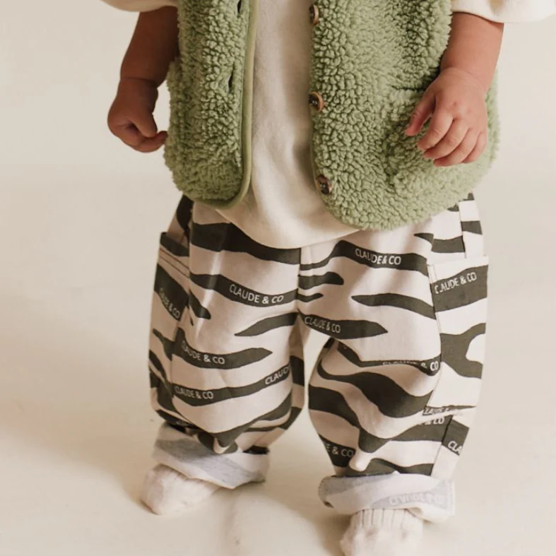 Emerson Zebra Printed Trouser - Image 2