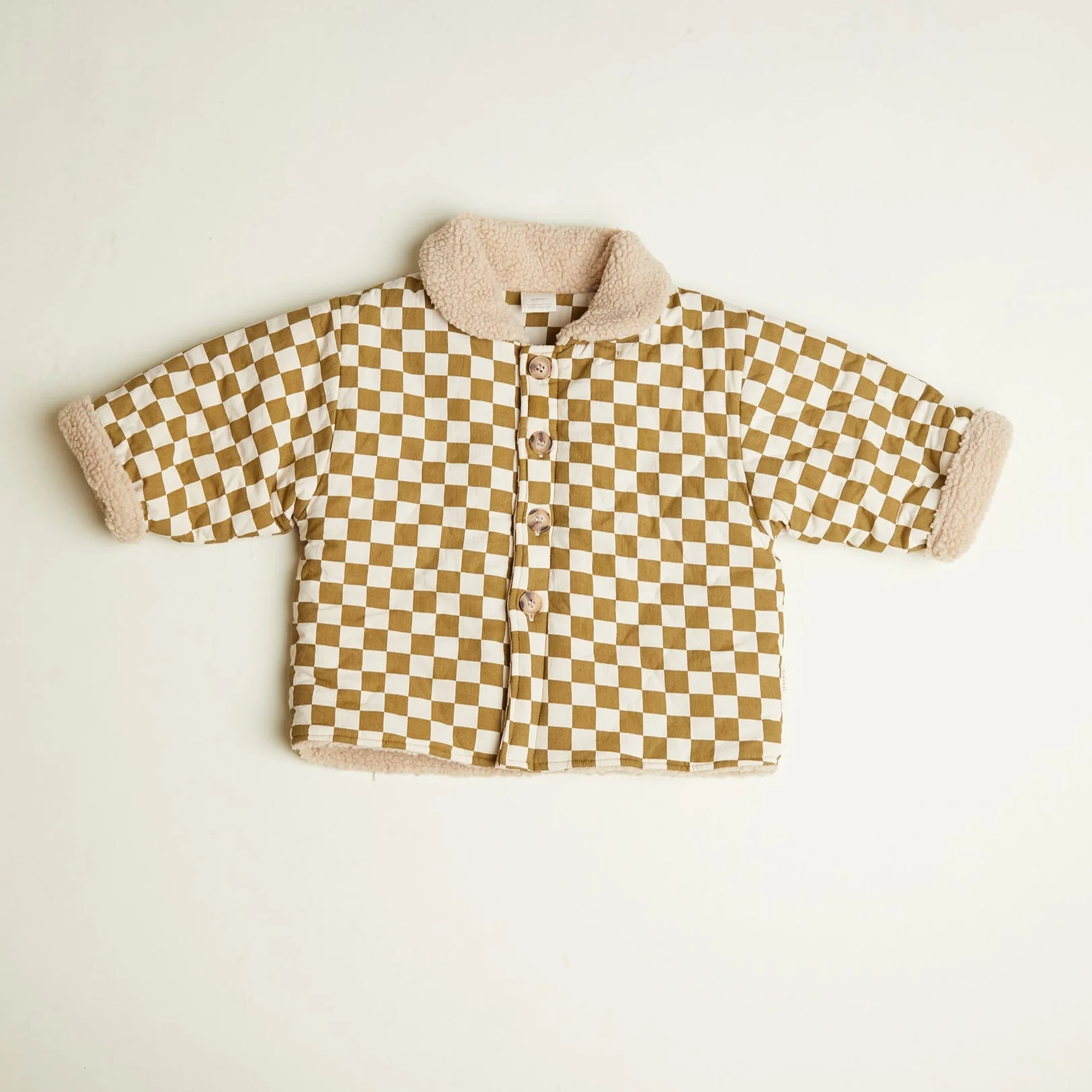 Emery Coco Checkerboard Padded Coat - Image 6