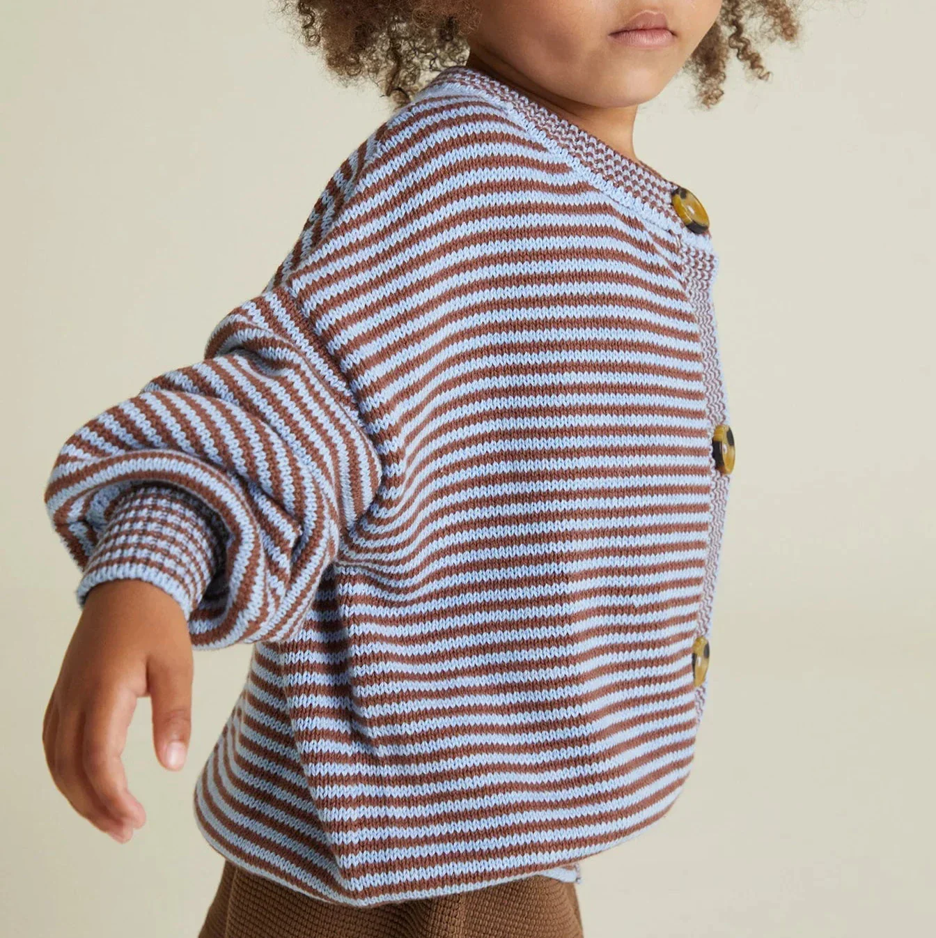 Emil Coco Sky Stripe Knit Cardigan - Image 3