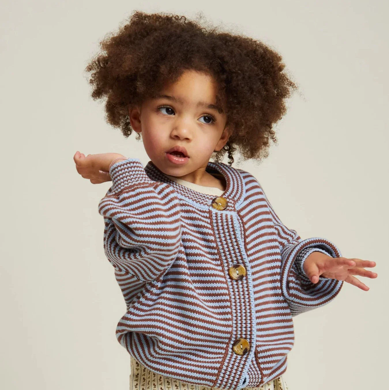 Emil Coco Sky Stripe Knit Cardigan - Image 6