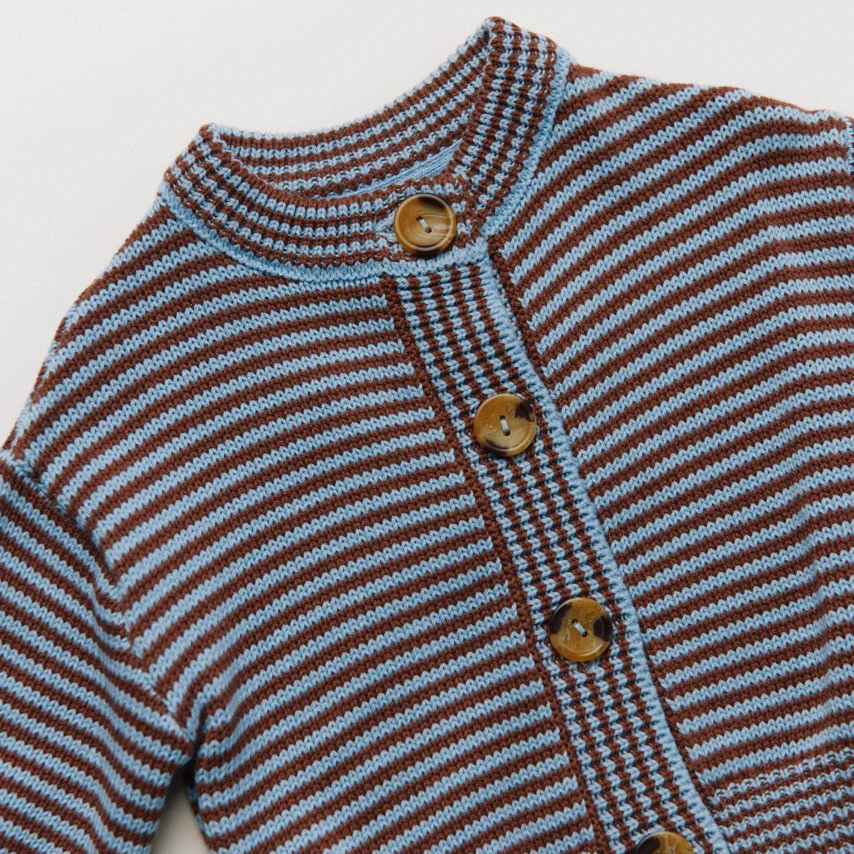 Emil Coco Sky Stripe Knit Cardigan - Image 9