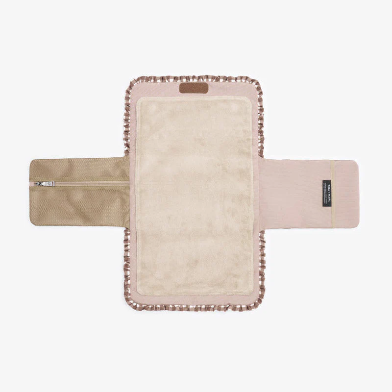 Etta Fold-Away Changing Mat Clutch (Brown Gingham) - Image 8
