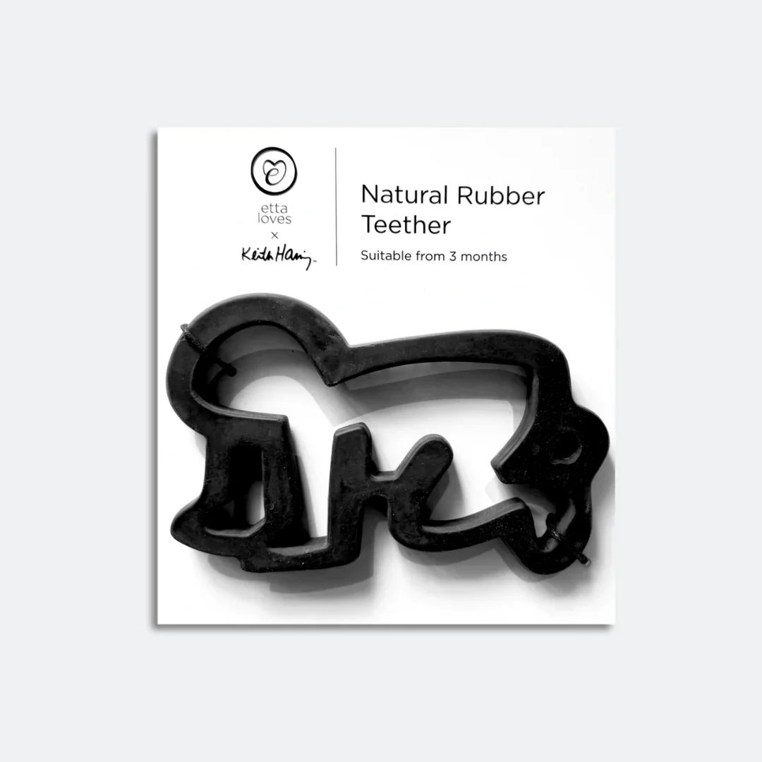 Etta Loves x Keith Haring 'Baby' Sensory Natural Rubber Teether - Image 3