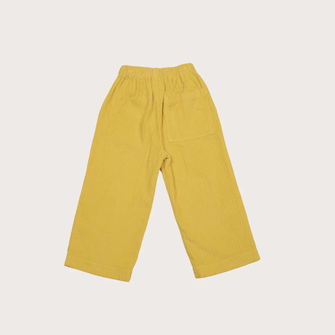 Ever Cotton Corduroy Trousers (Butter Yellow) - Image 3