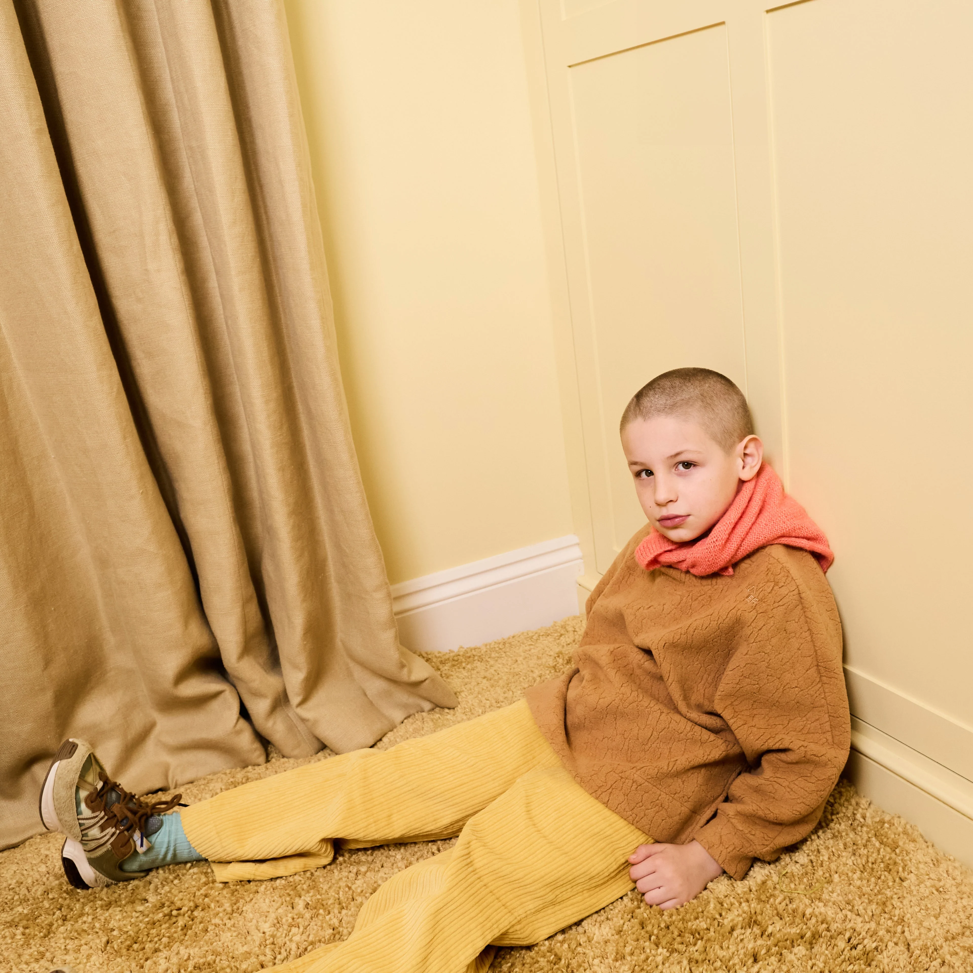 Ever Cotton Corduroy Trousers (Butter Yellow) - Image 5