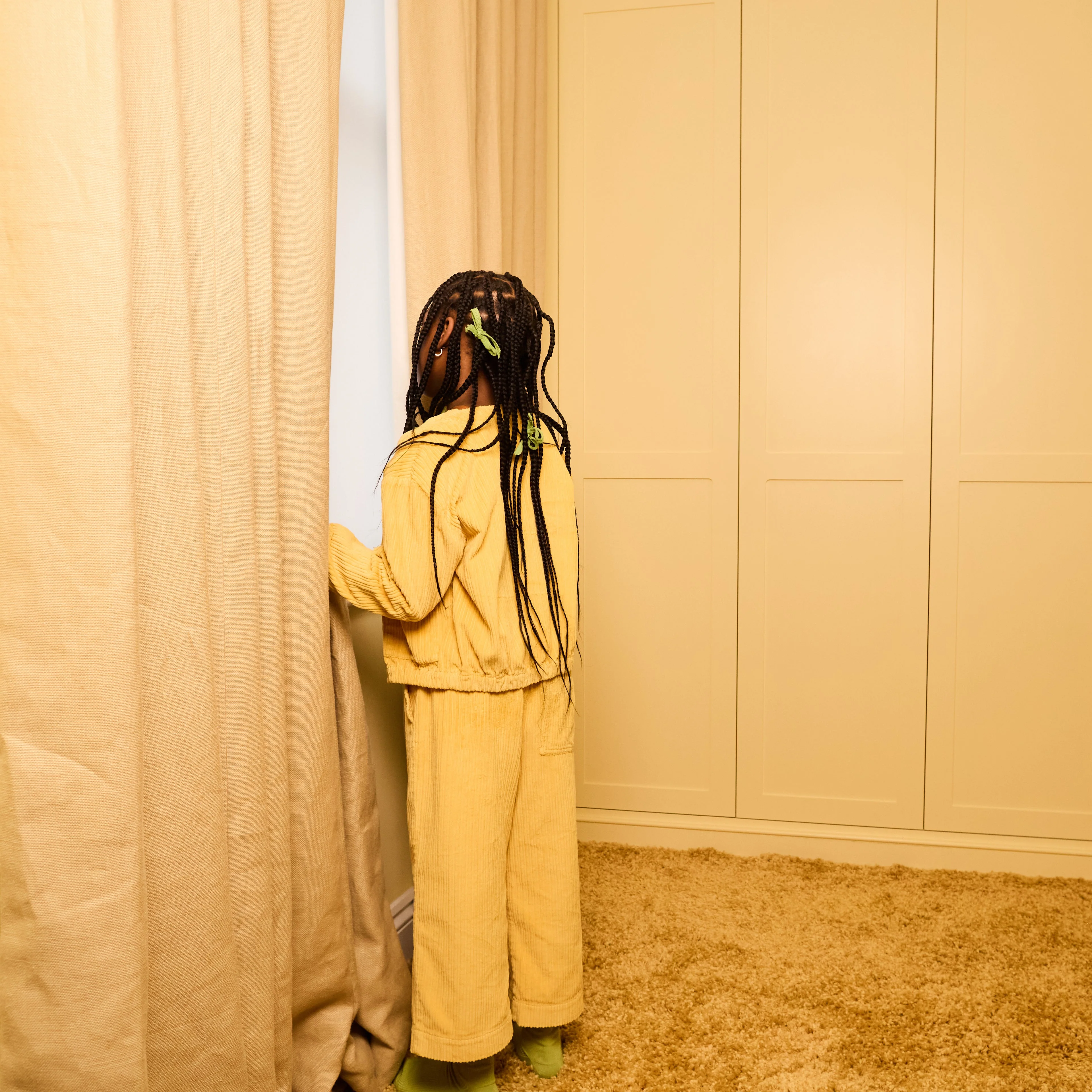 Ever Cotton Corduroy Trousers (Butter Yellow) - Image 6