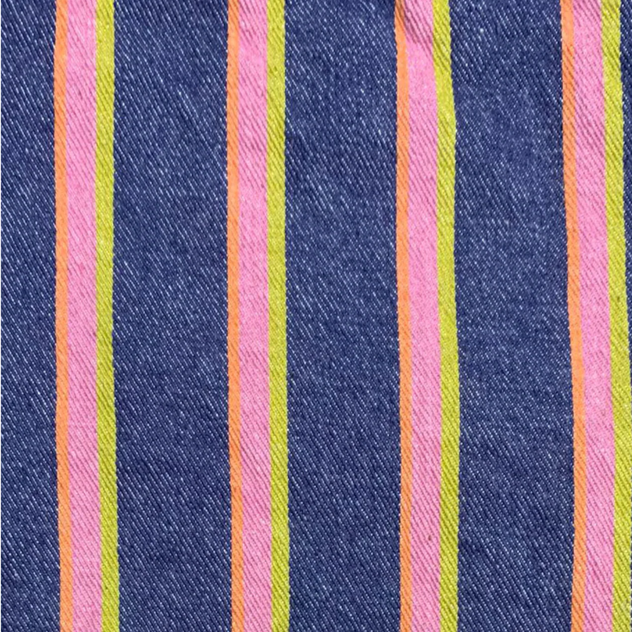 Ever Wide Denim Stripe Straight Leg Trousers - Image 10