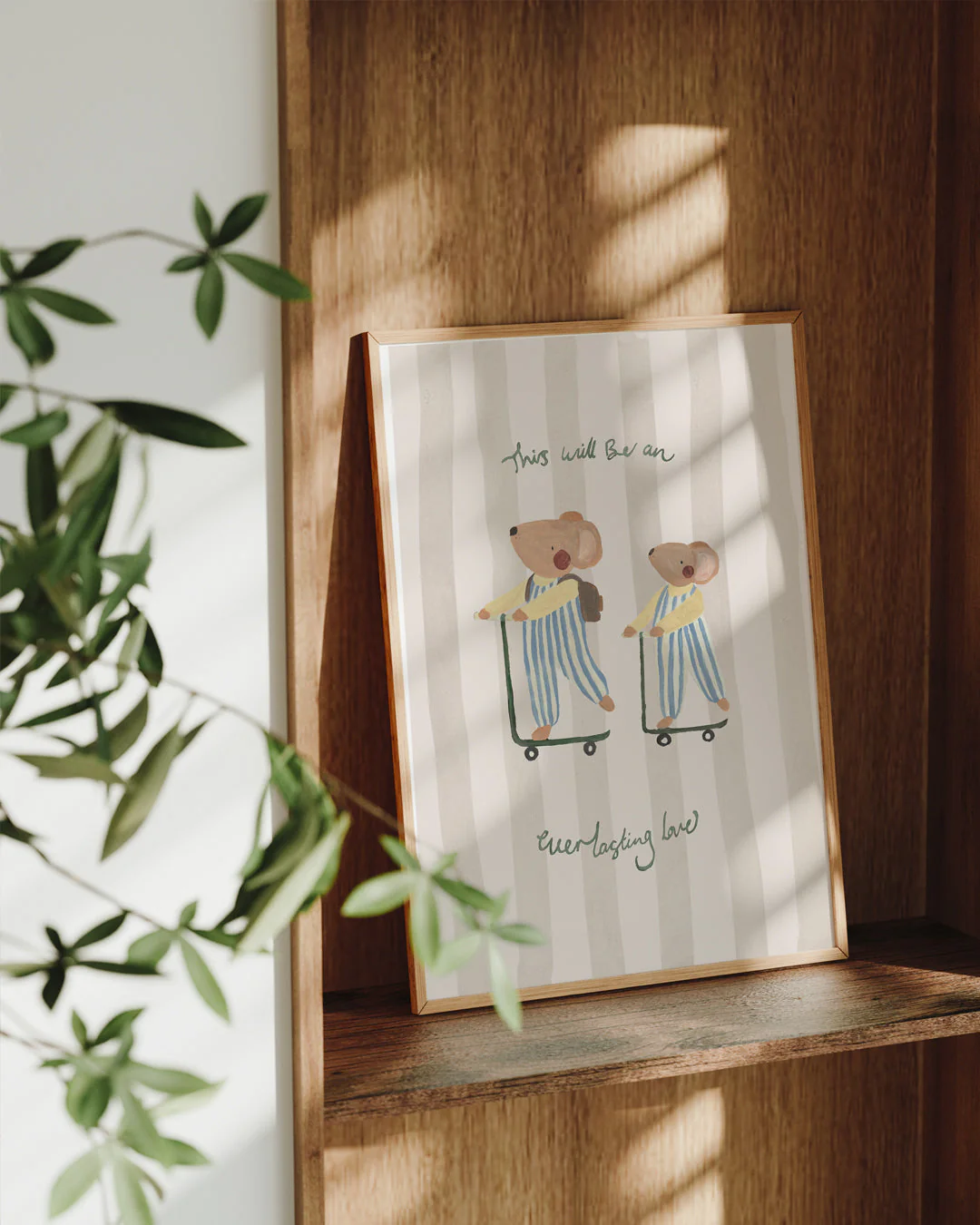 Everlasting Love Mice Brothers Art Print - Image 2
