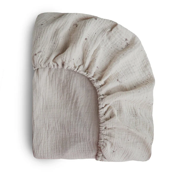 Extra Soft Cotton Small Crib Sheet (Falling Stars) - Image 4