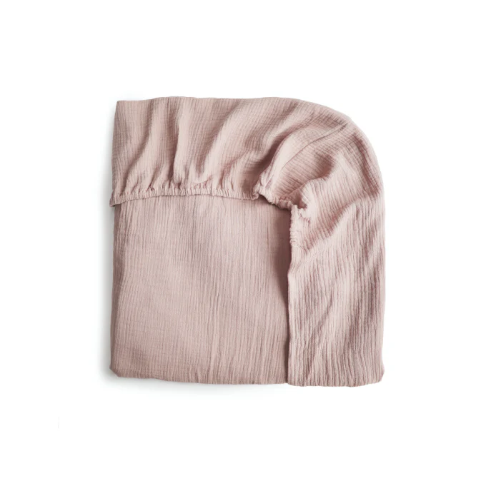 Extra Soft Cotton Small Crib Sheet (Blush) - Image 3