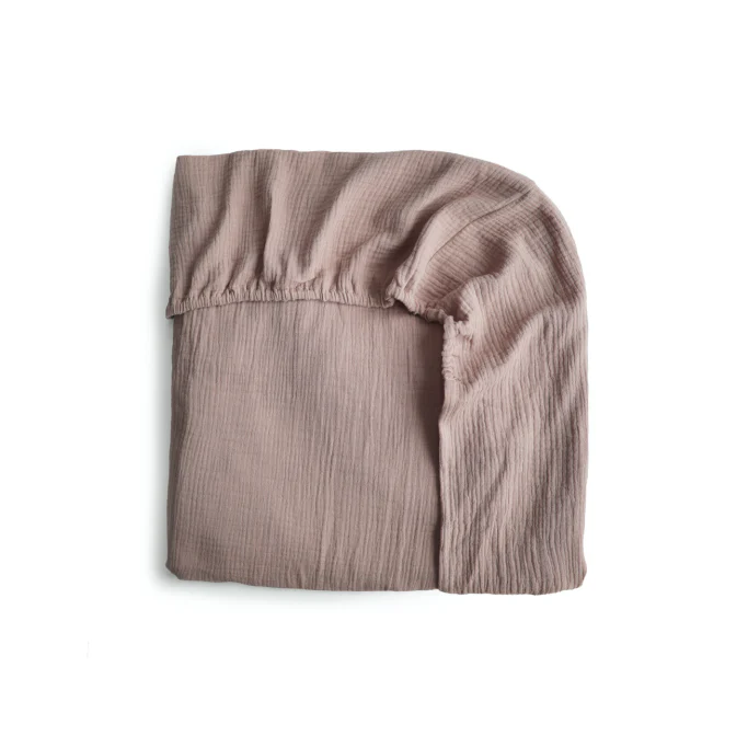 Extra Soft Cotton Small Crib Sheet (Blush) - Image 4