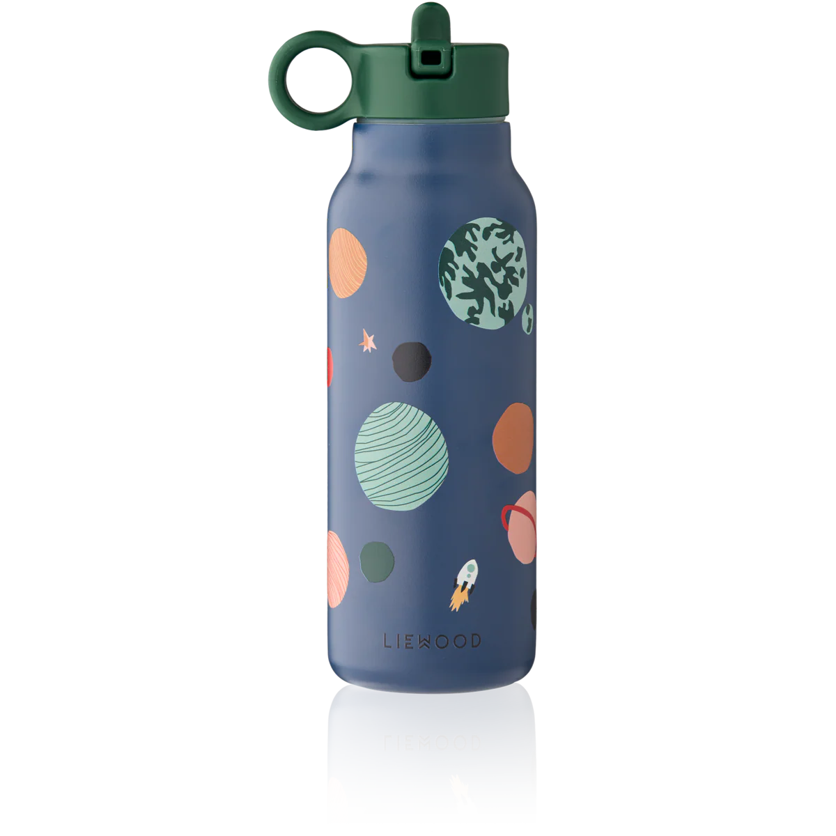 Falk Universe Print Screw Top Bottle (350ml) (Navy)