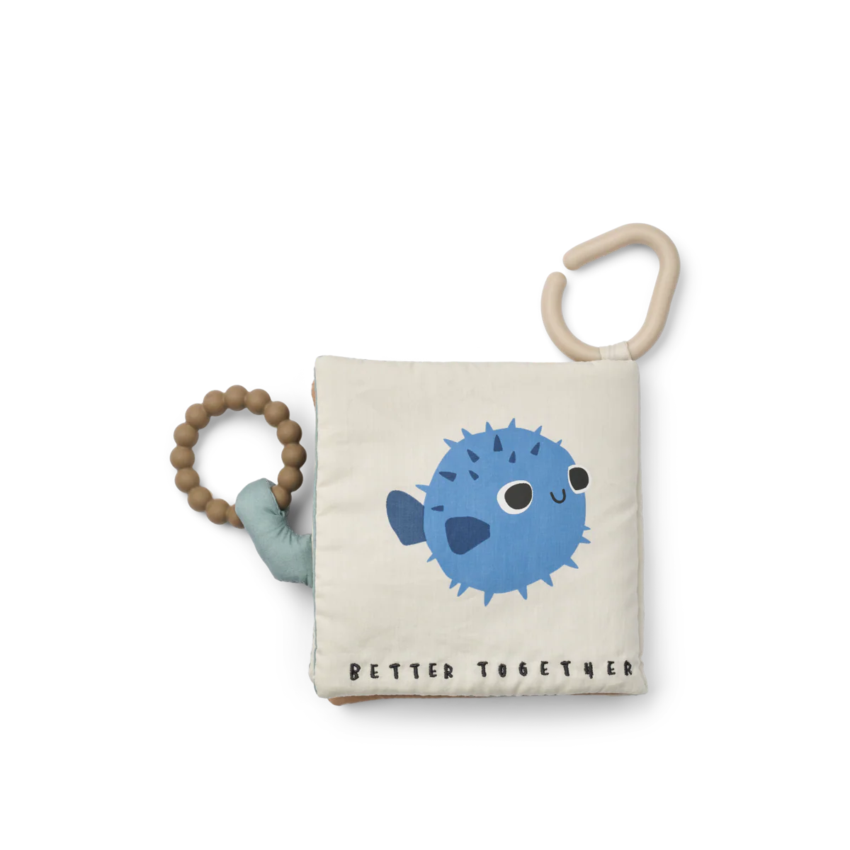 Fey Around The World Hanging Fabric Book and Teether (Sandy) - Image 9