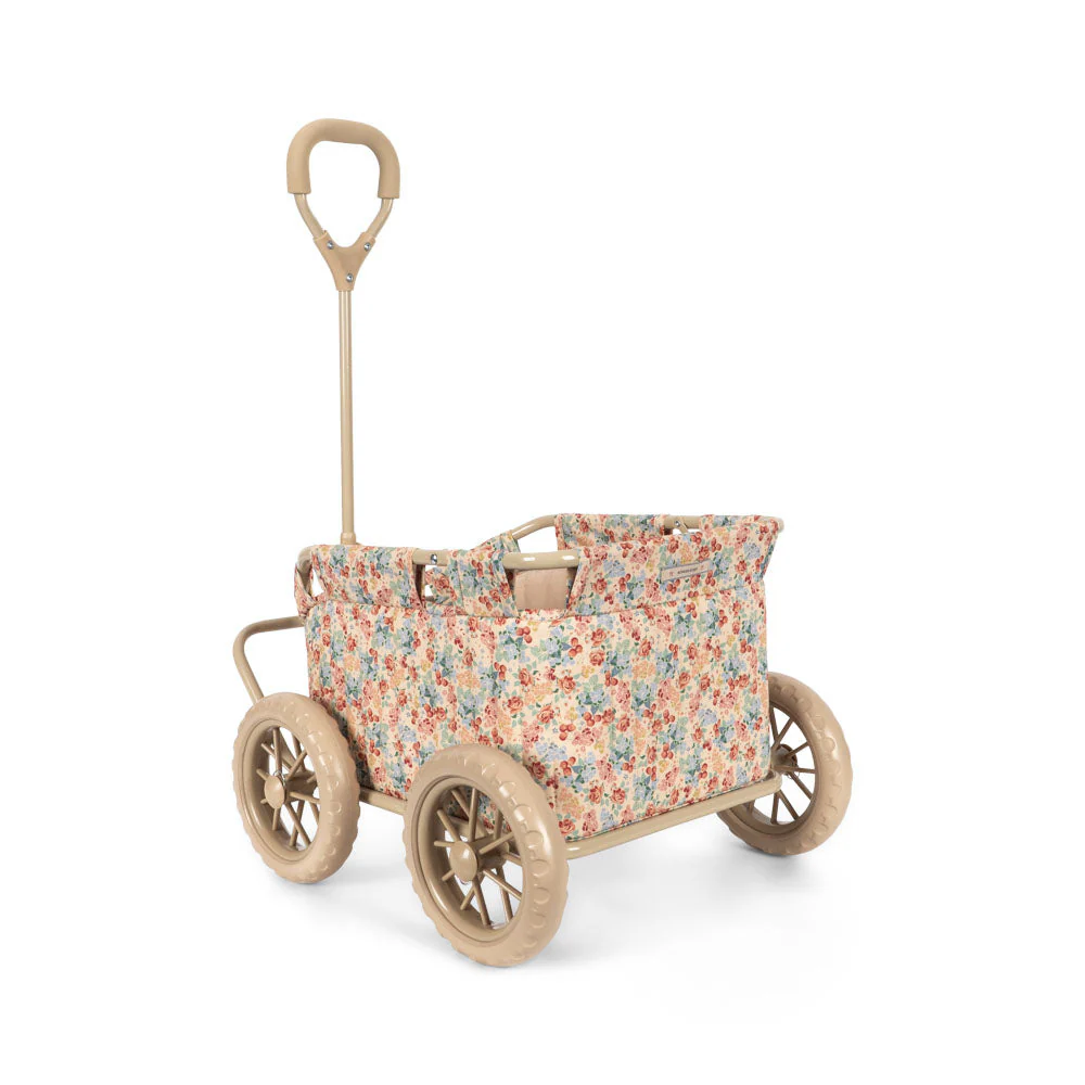 Floral Print Kids Cart Stroller Wagon (Vienna) - Image 7