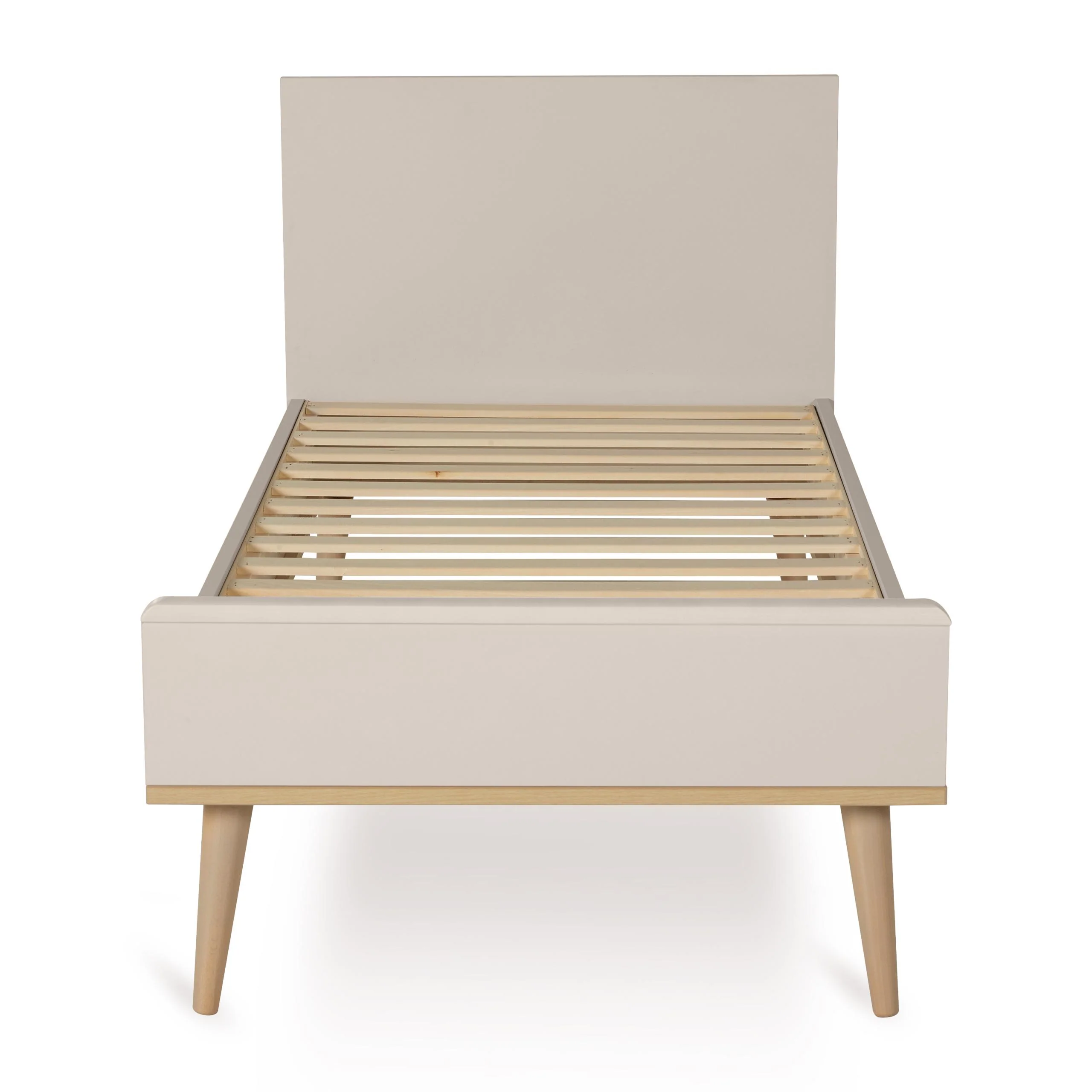 Flow Convertible Wooden Height Adjustable Cot to Bed (Clay) - Image 10