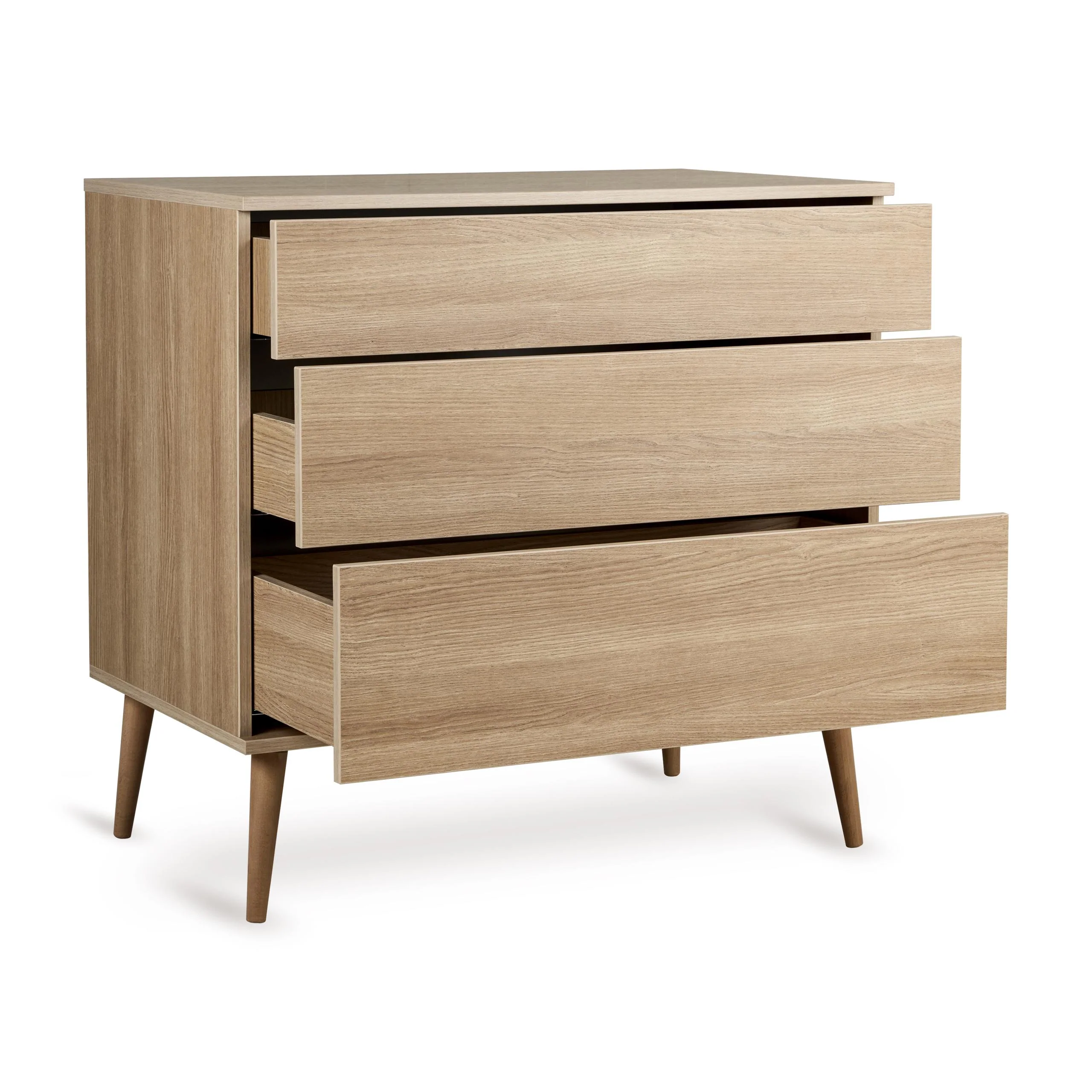 Flow Wooden Chest of Drawers (Honey Ash) - Image 2