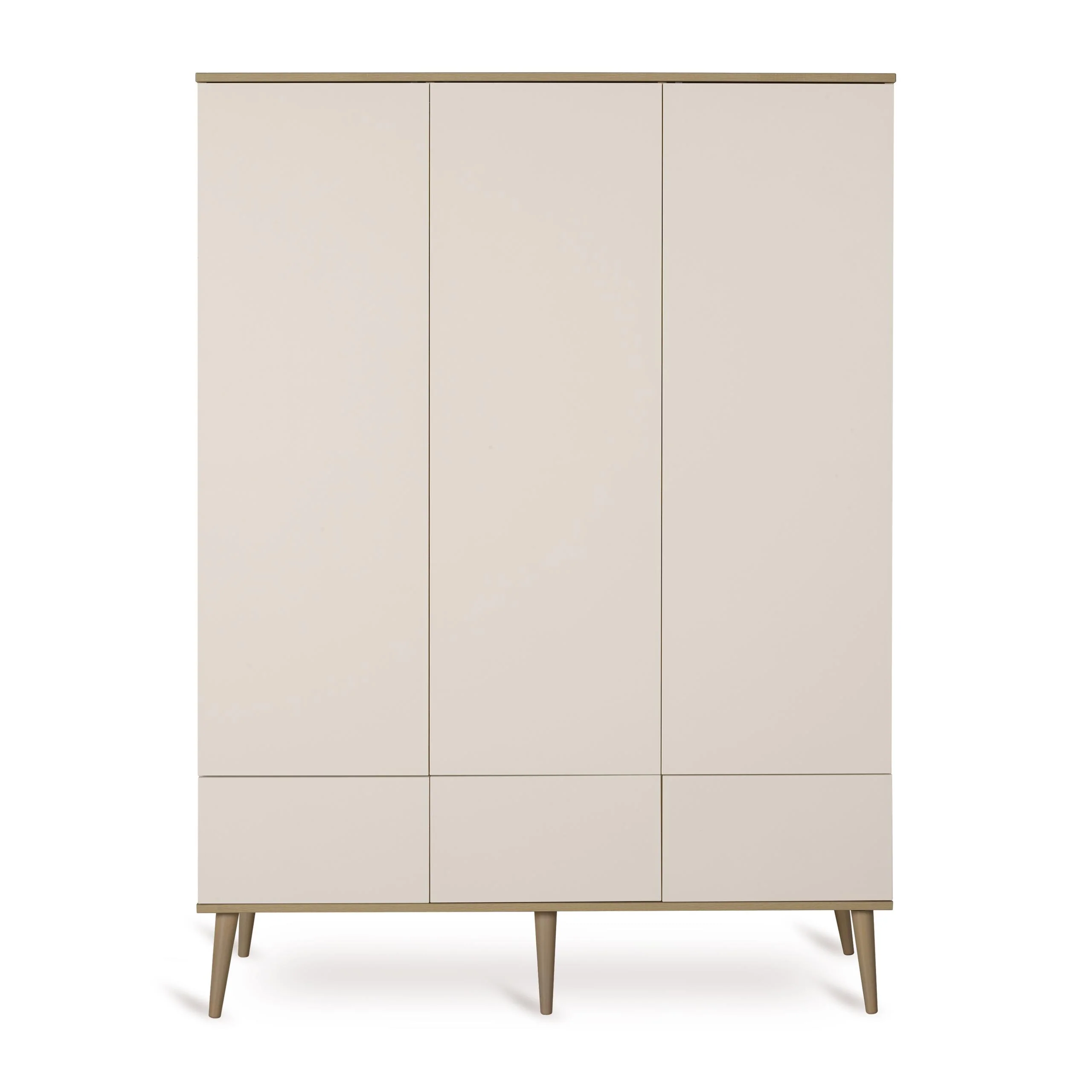 Flow Wooden Extra Large Wardrobe (Clay)