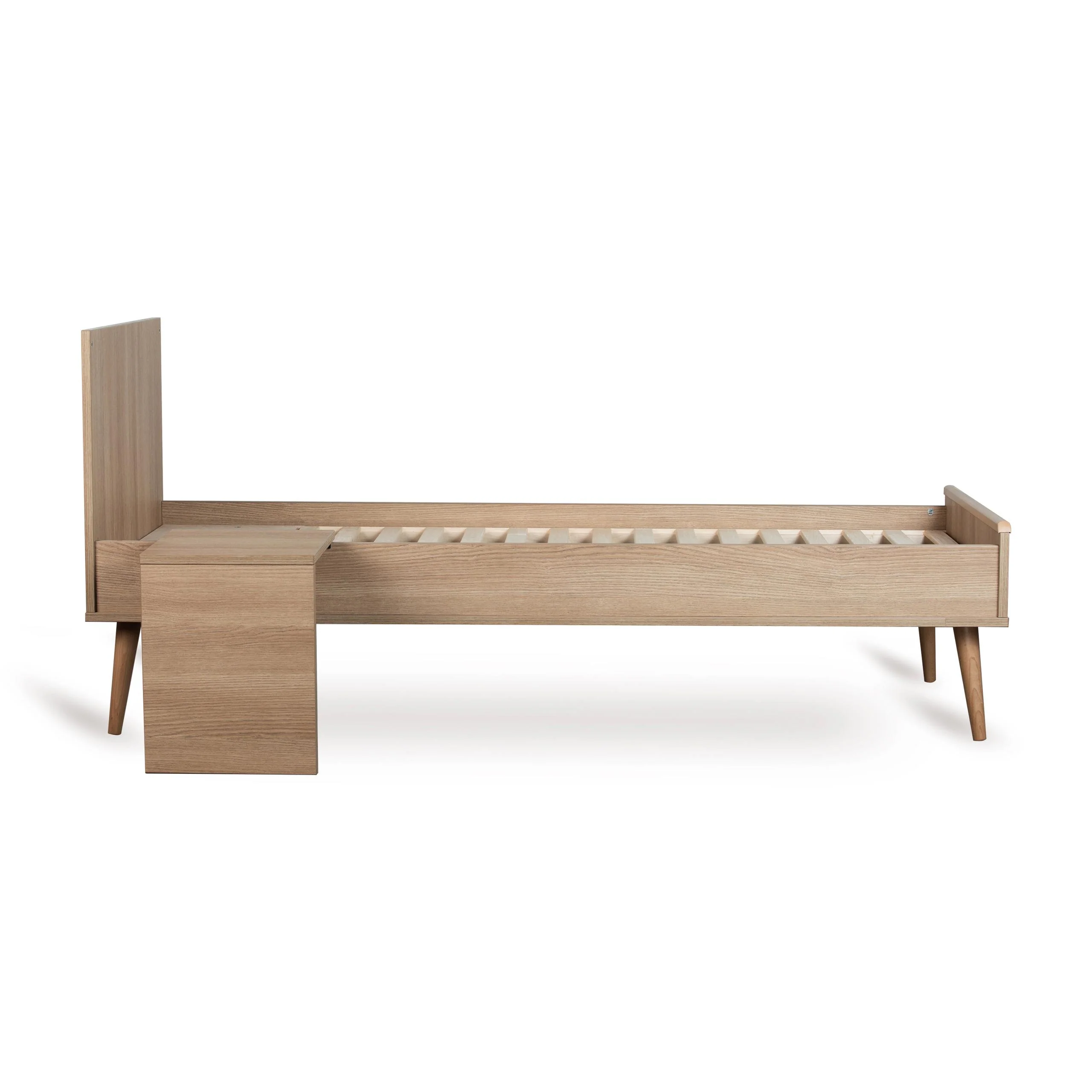 Flow Wooden Junior Extendable Bed Kit (Honey Ash) - Image 3