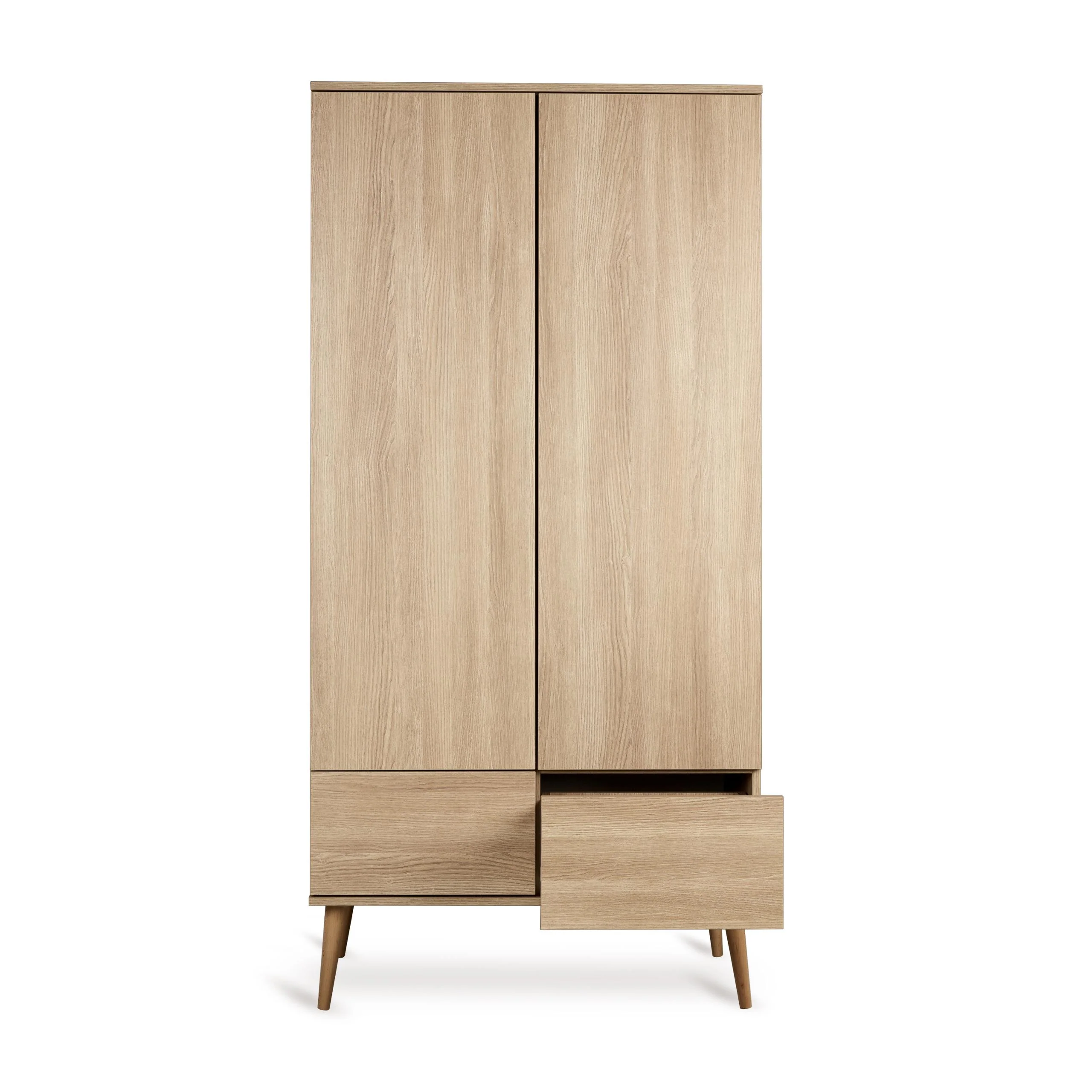 Flow Wooden Wardrobe (Honey Ash) - Image 3