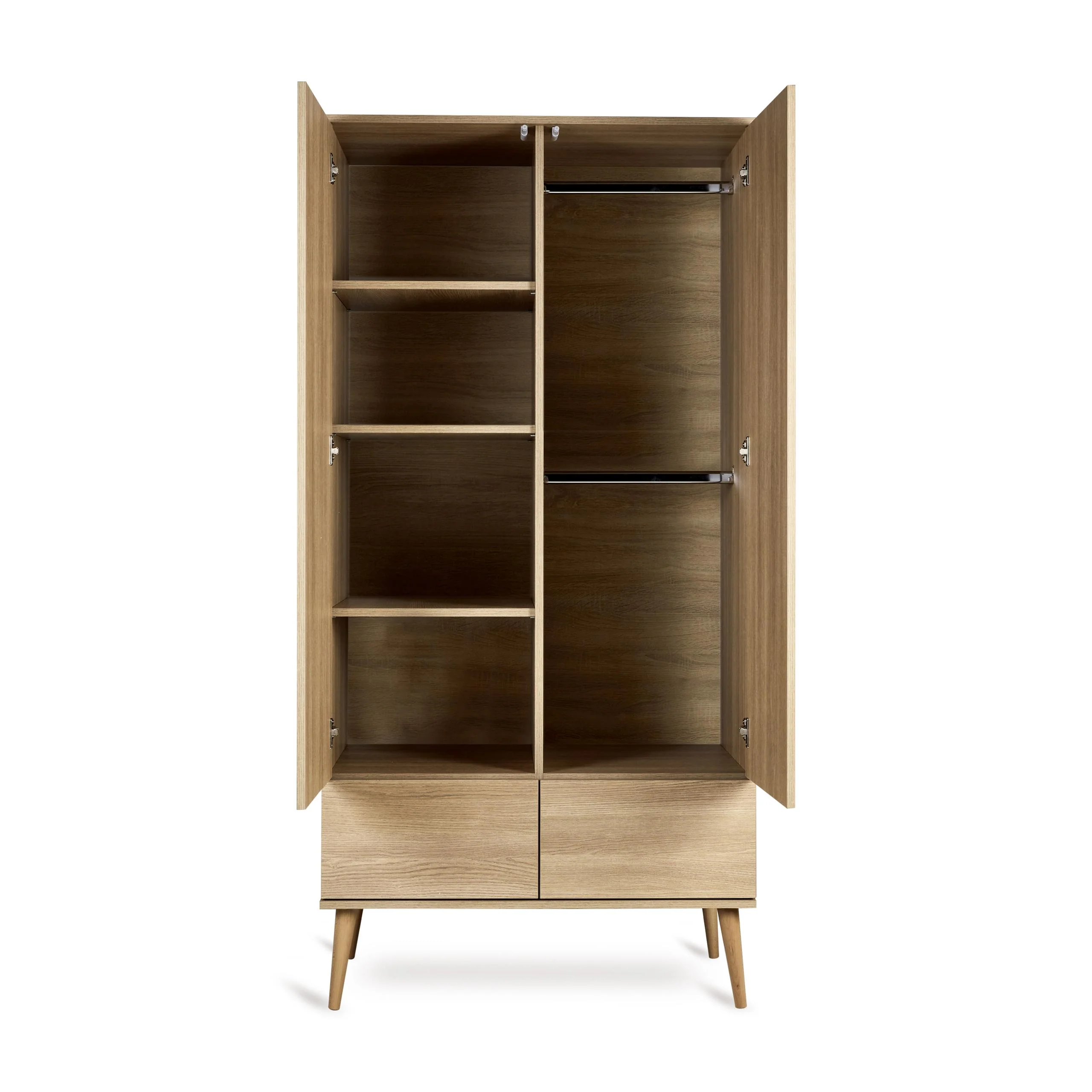 Flow Wooden Wardrobe (Honey Ash) - Image 4