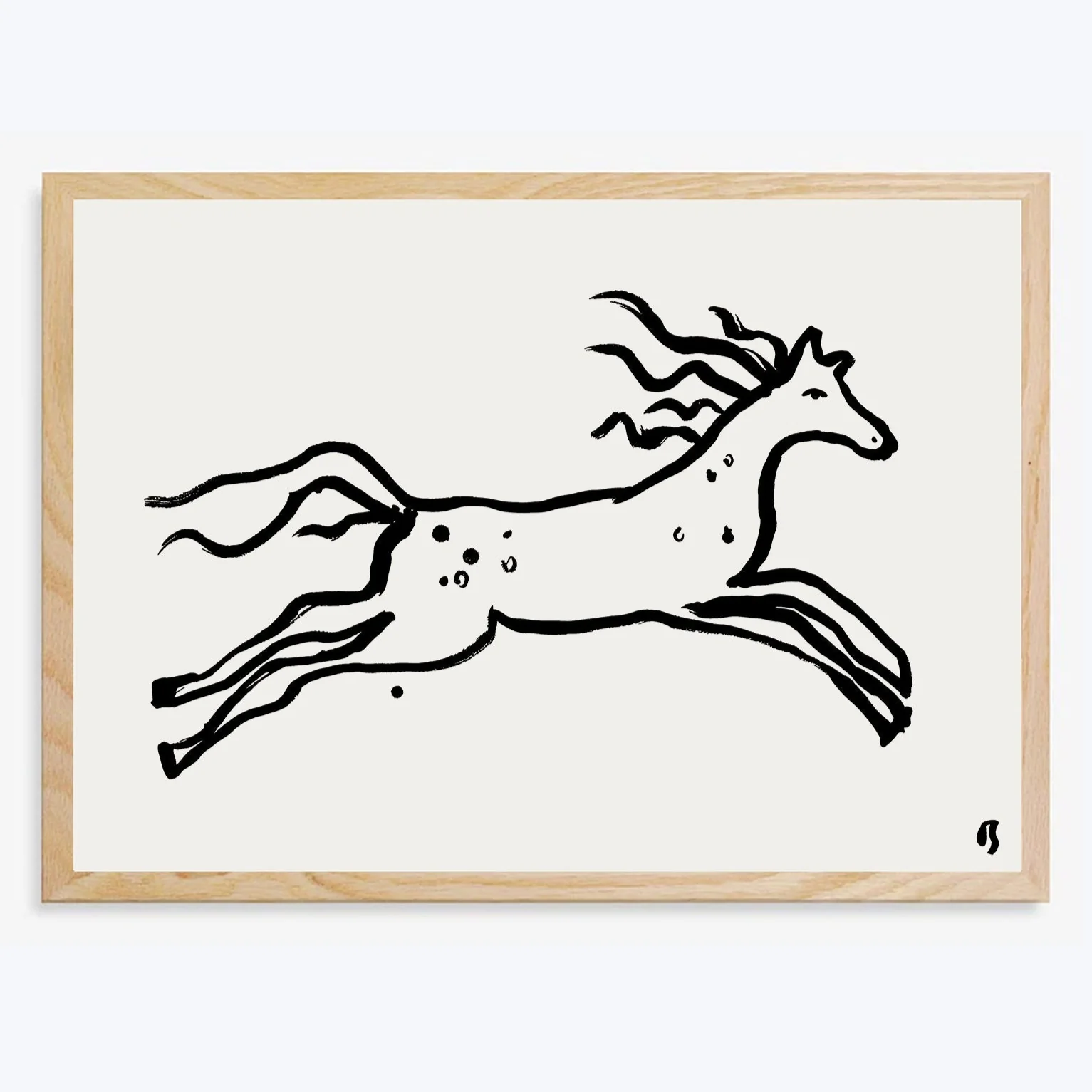 Flying Horse Print - Image 2