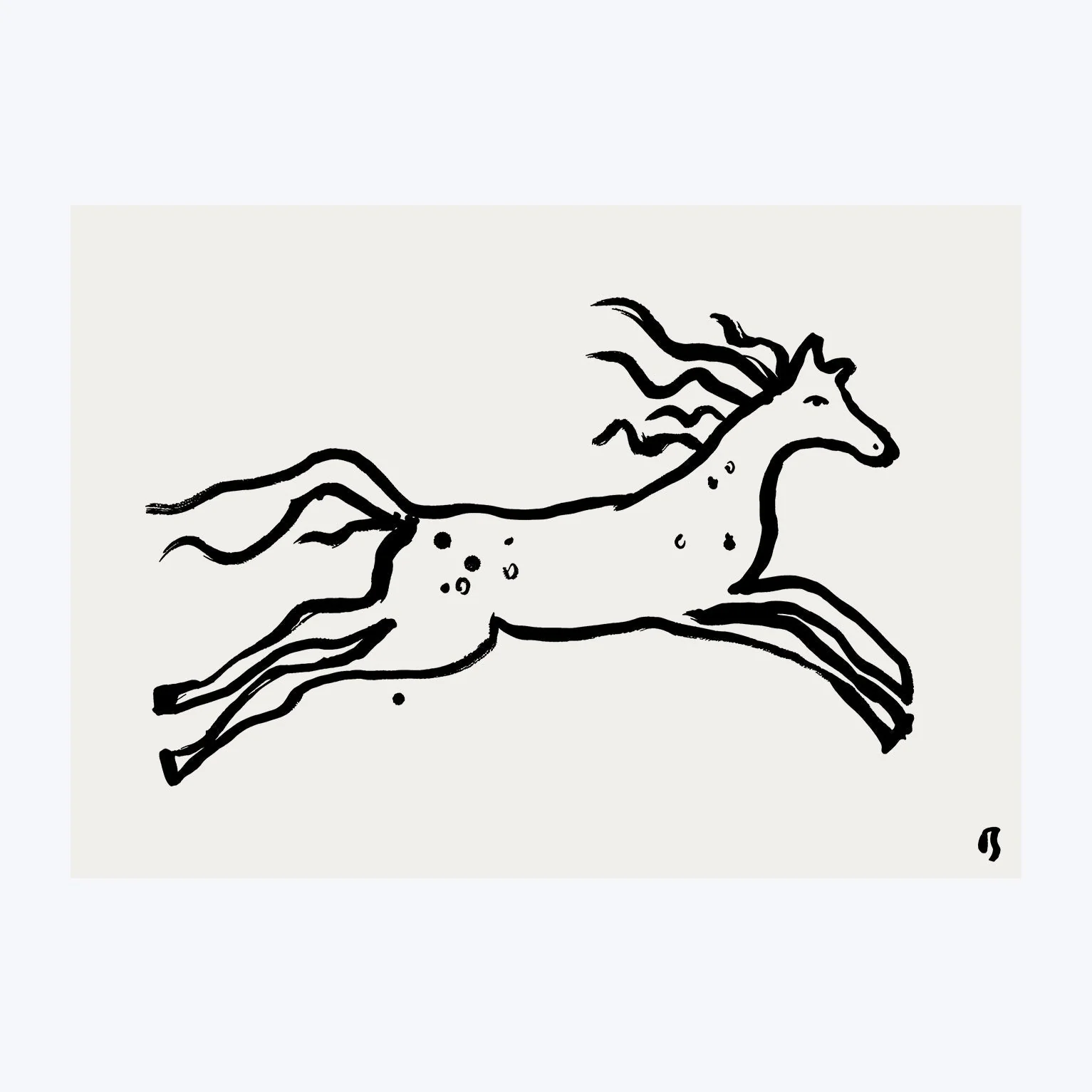 Flying Horse Print - Image 3