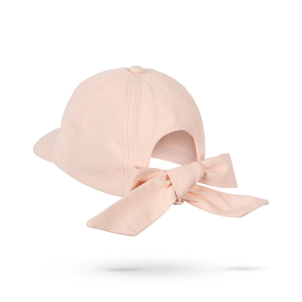Frankie Cherry Print Bow Cap (Chintz Rose) - Image 3