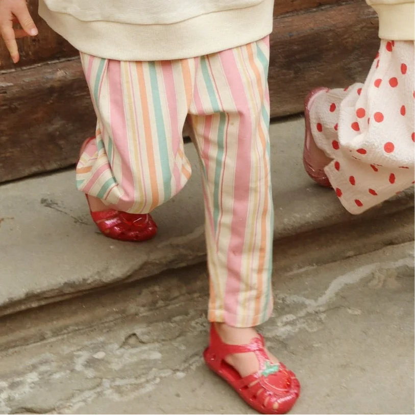 Frankie Cotton Stripe Twill Pants (Miami Stripe) - Image 3