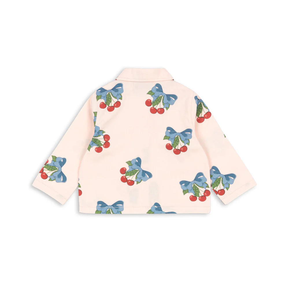 Frankie Cotton Twill Cherry Print Jacket (Amarena) - Image 5