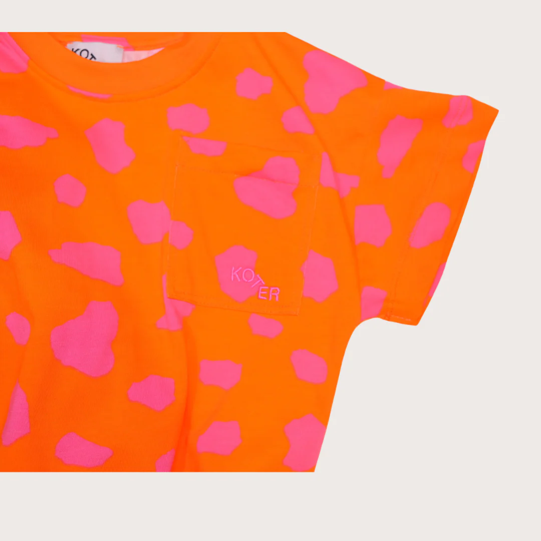 Frankie Oversized Jersey Pink Dot Cotton Romper - Image 3