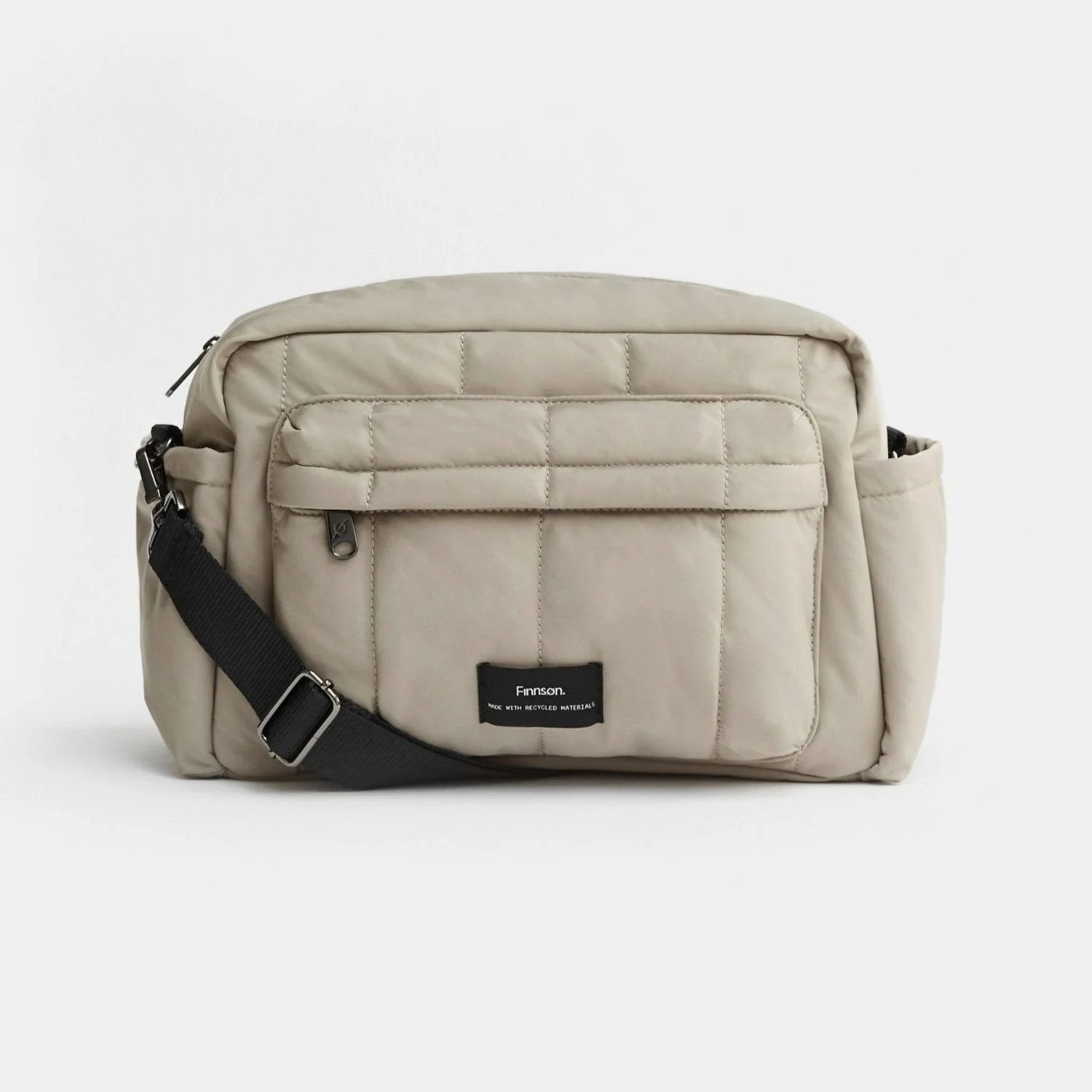 Freya Eco Oversized Stroller Organiser with Stroller Clips (Taupe) - Image 5