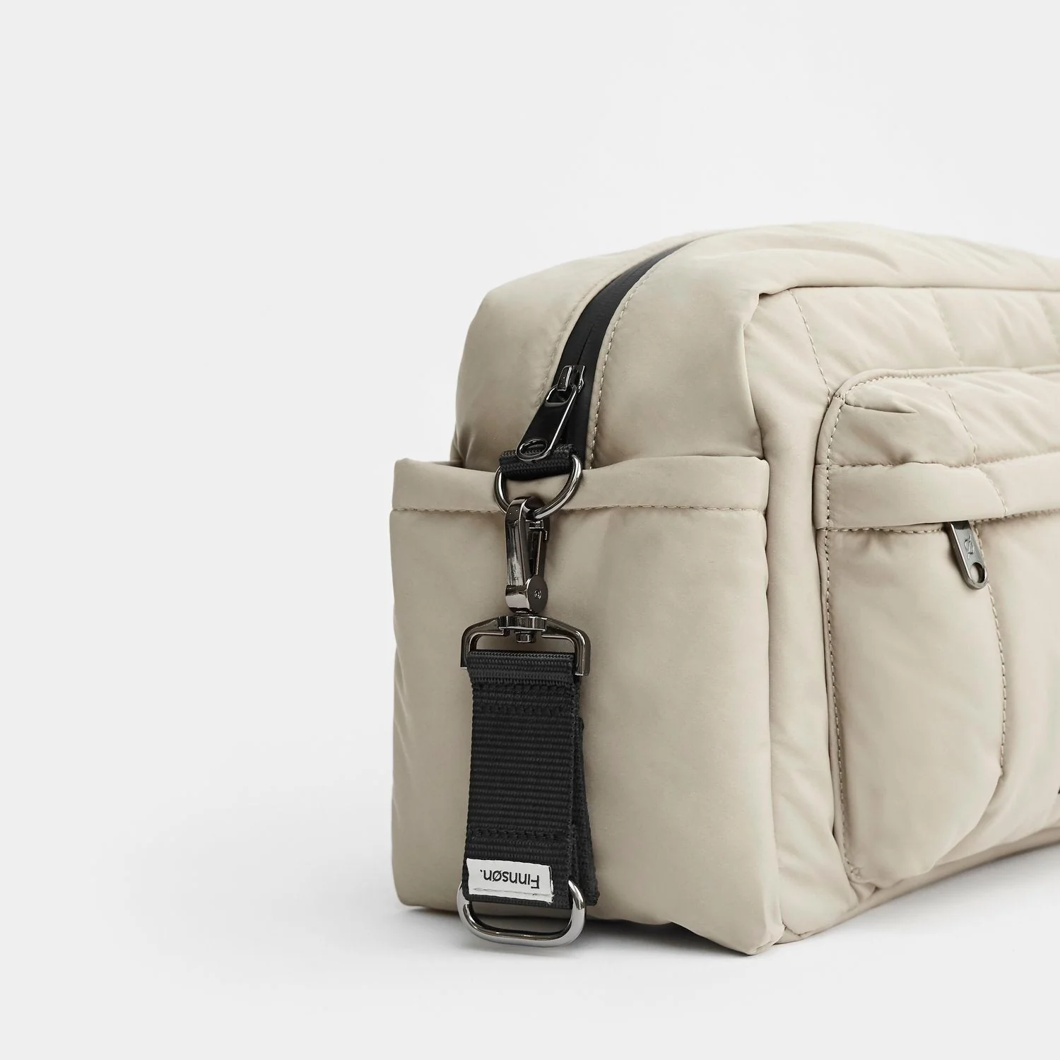 Freya Eco Oversized Stroller Organiser with Stroller Clips (Taupe) - Image 7