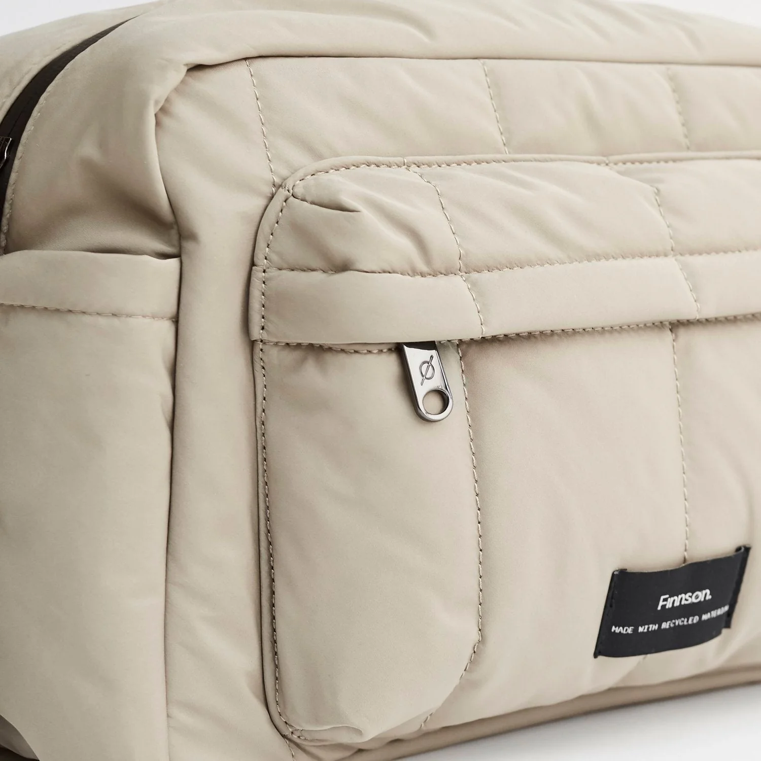 Freya Eco Oversized Stroller Organiser with Stroller Clips (Taupe) - Image 8
