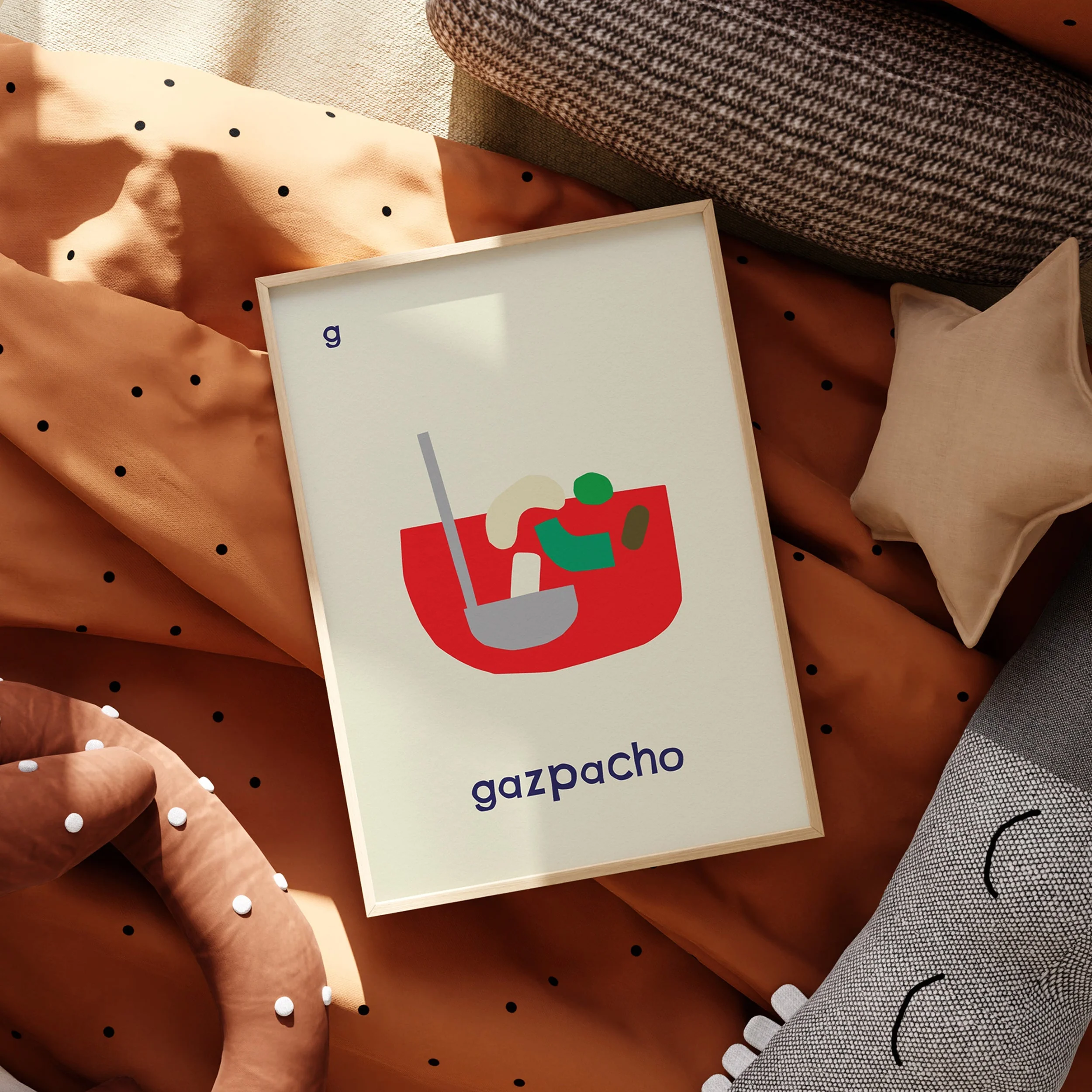 G for Gazpacho - Alphabet Art Print - Image 2