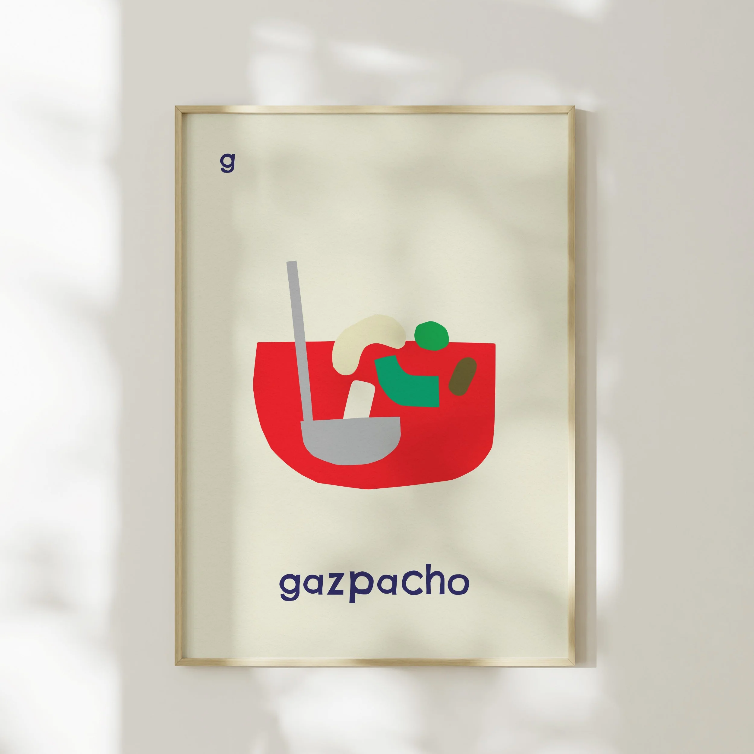 G for Gazpacho - Alphabet Art Print - Image 4
