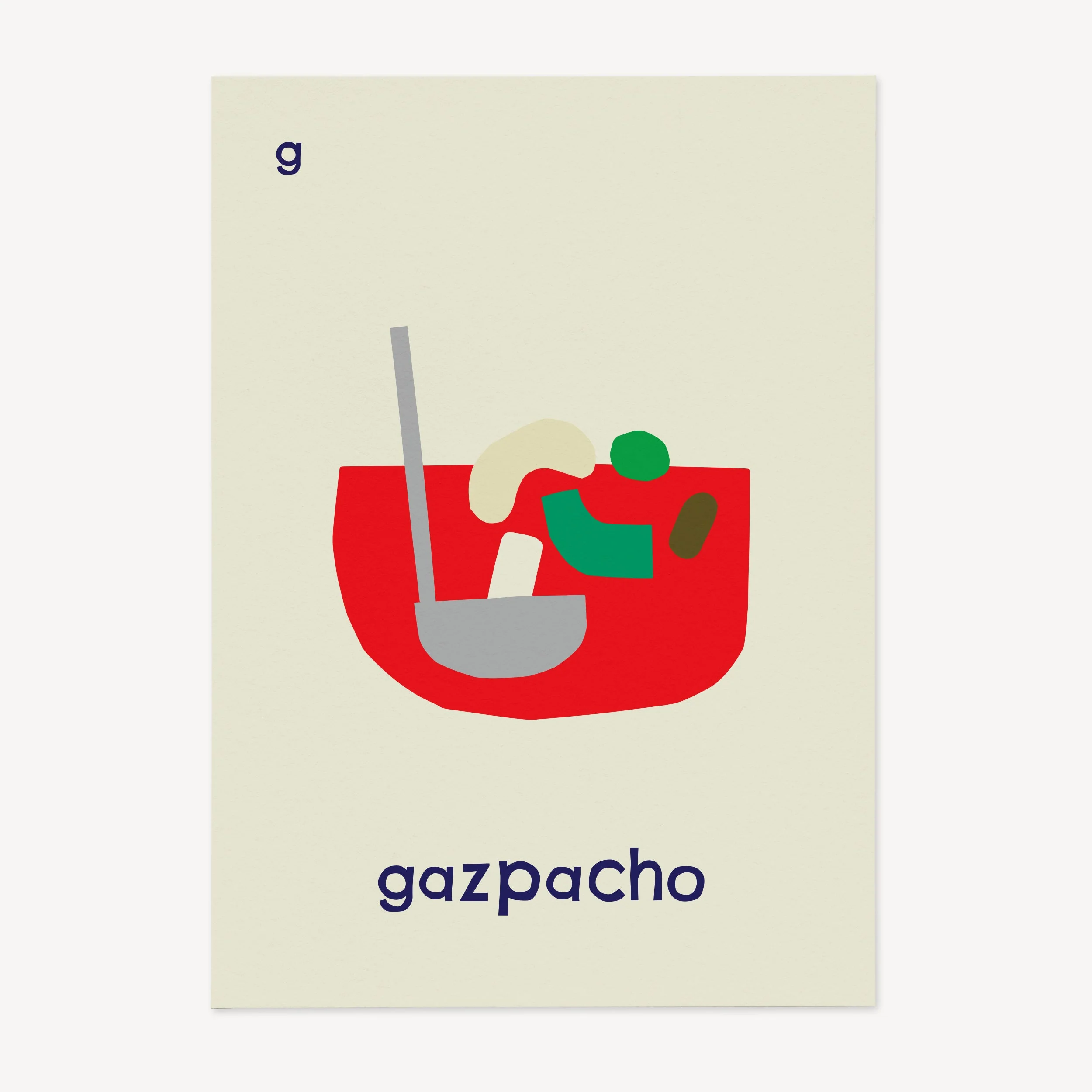 G for Gazpacho - Alphabet Art Print - Image 5
