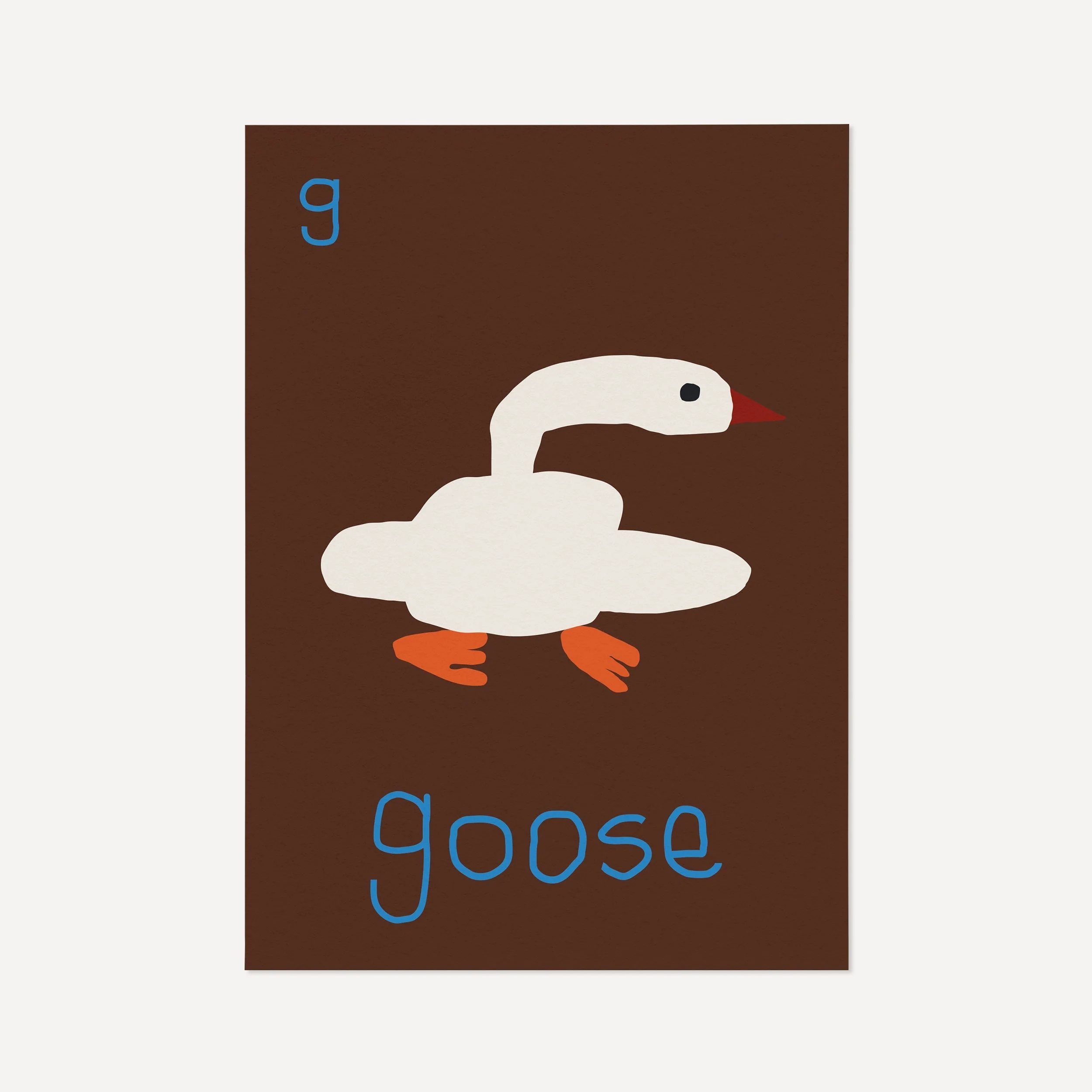 G for GOOSE- Alphabet Art Print - Image 3
