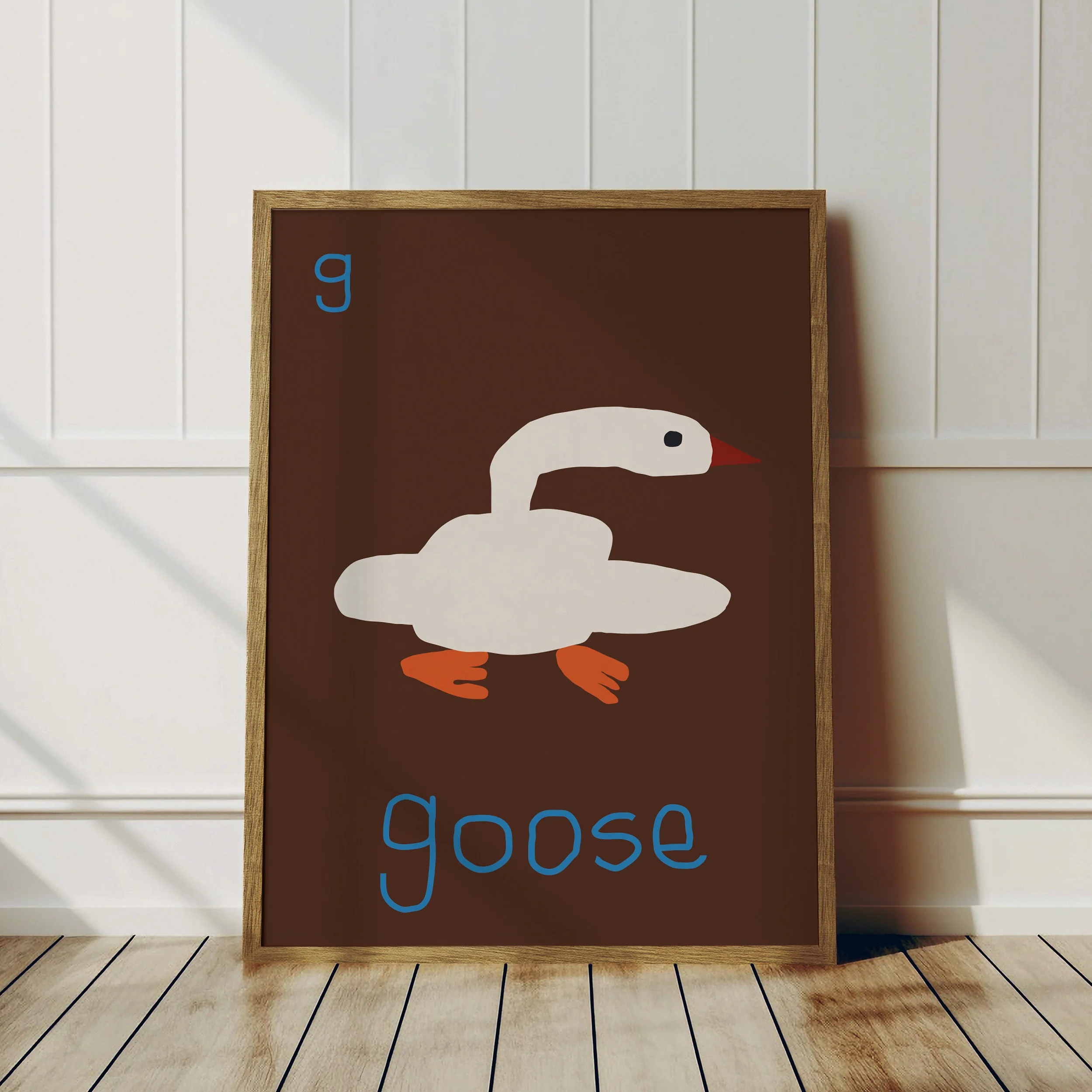 G for GOOSE- Alphabet Art Print - Image 5
