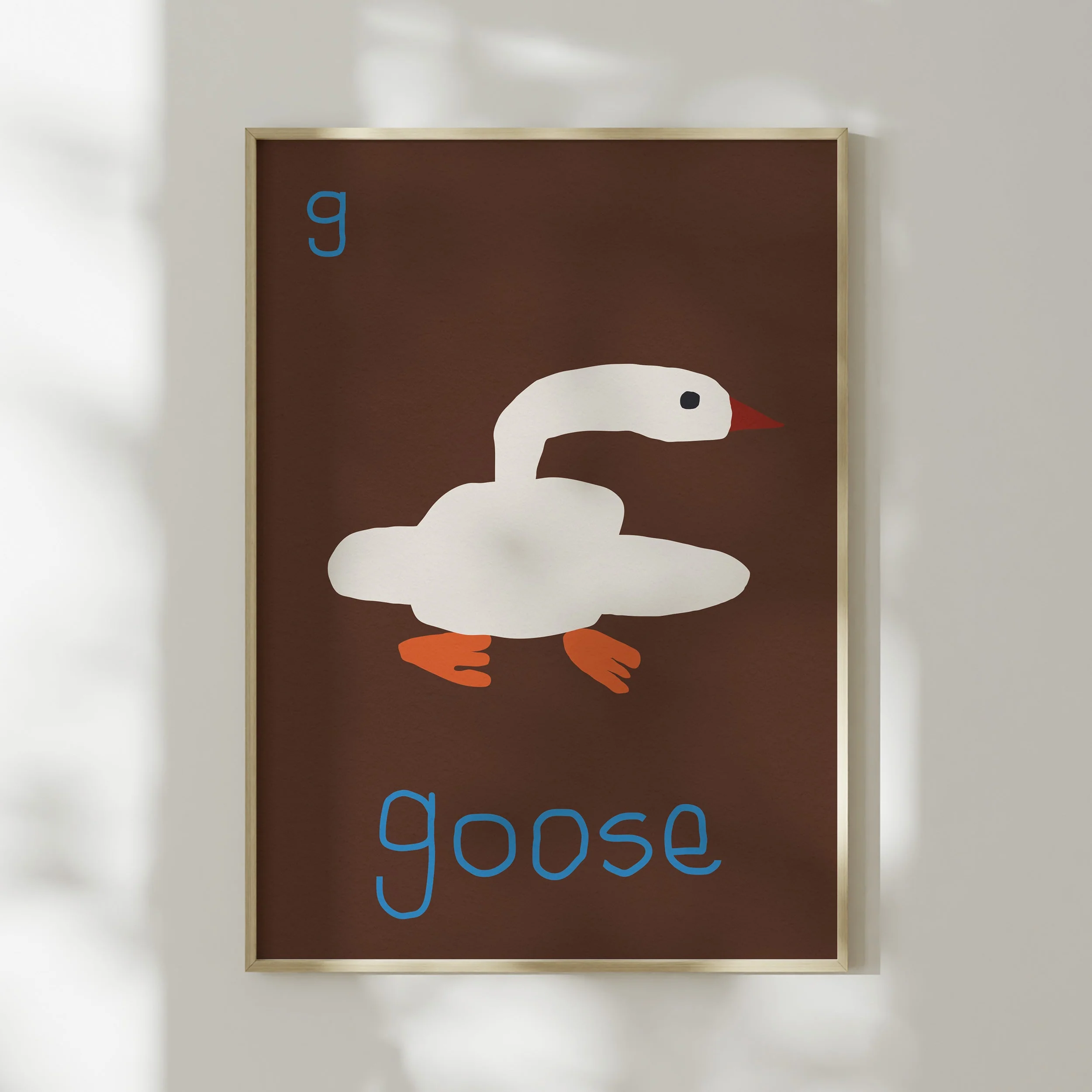 G for GOOSE- Alphabet Art Print - Image 6