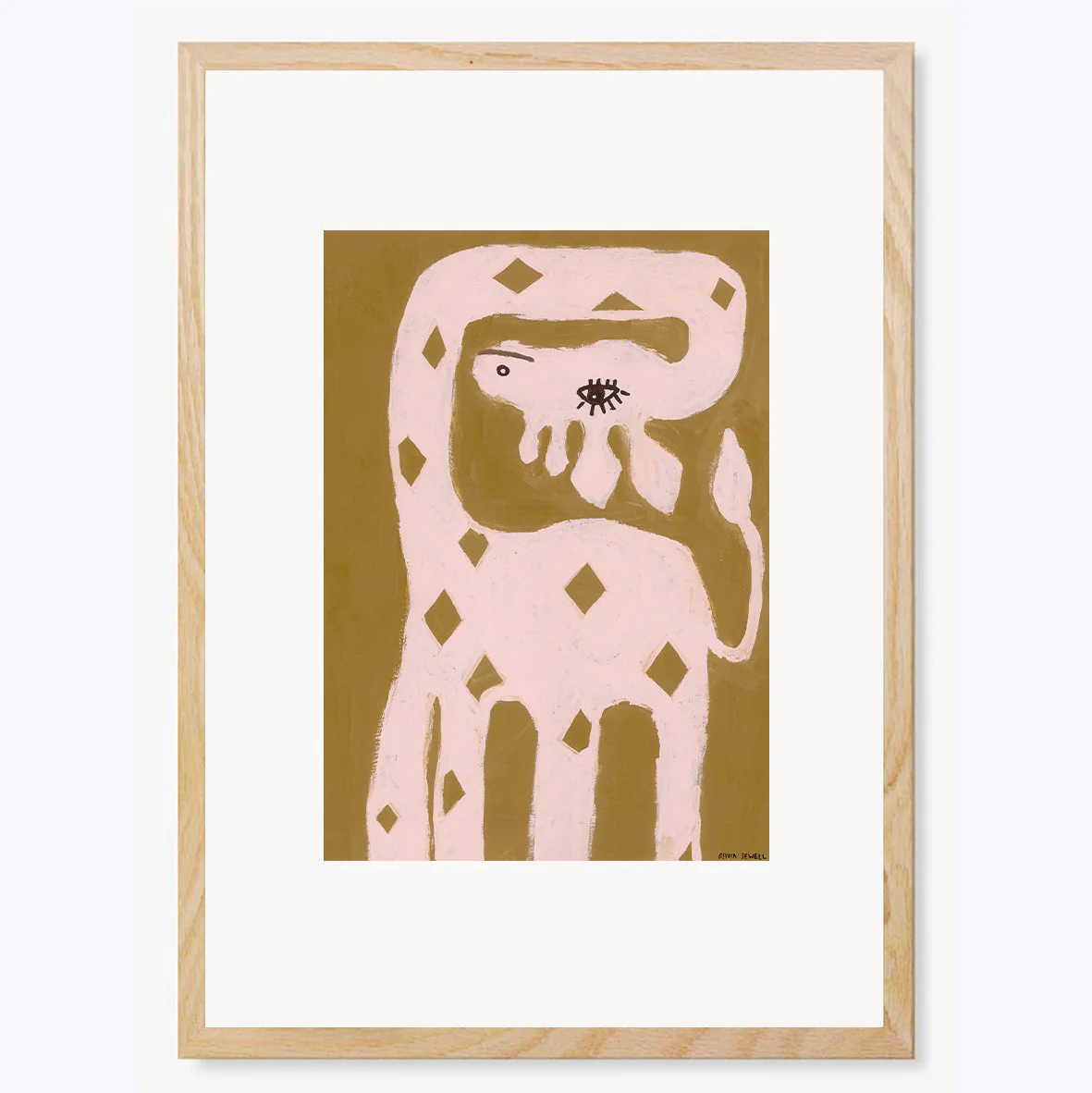 George the Giraffe Art Print - Image 2