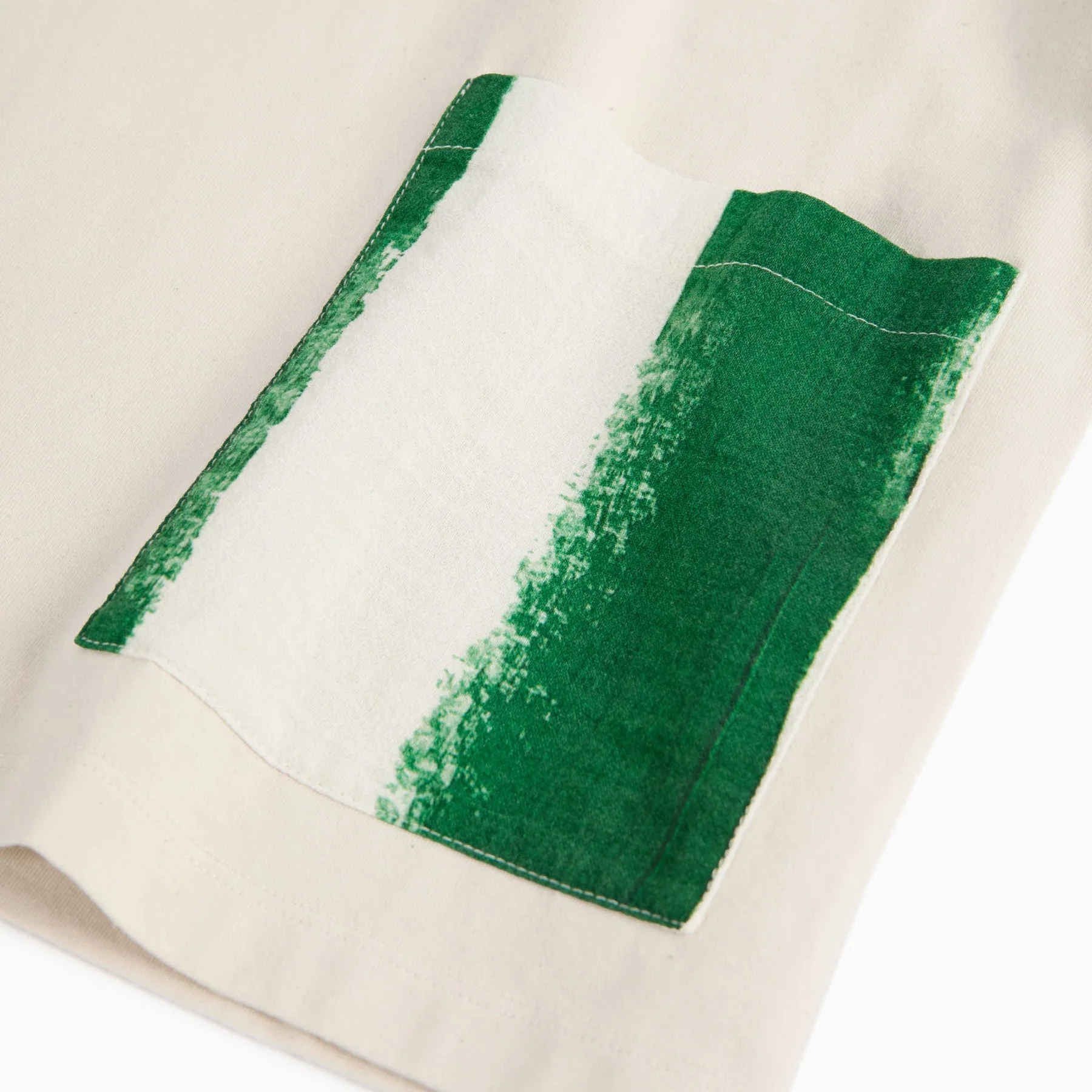 Gisela Cotton Contrast Pocket T-Shirt (Blaze) - Image 3