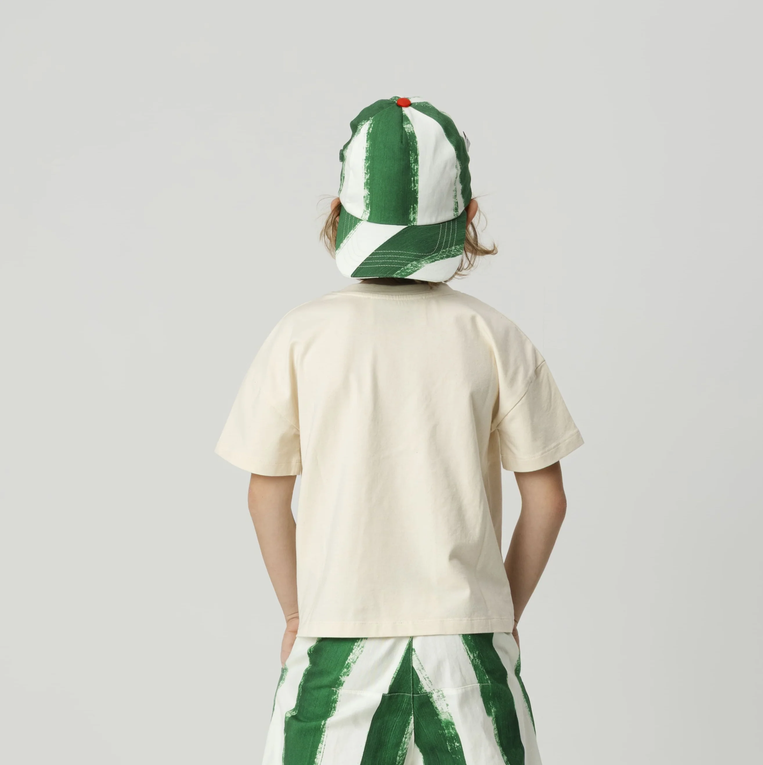 Gisela Cotton Contrast Pocket T-Shirt (Blaze) - Image 6