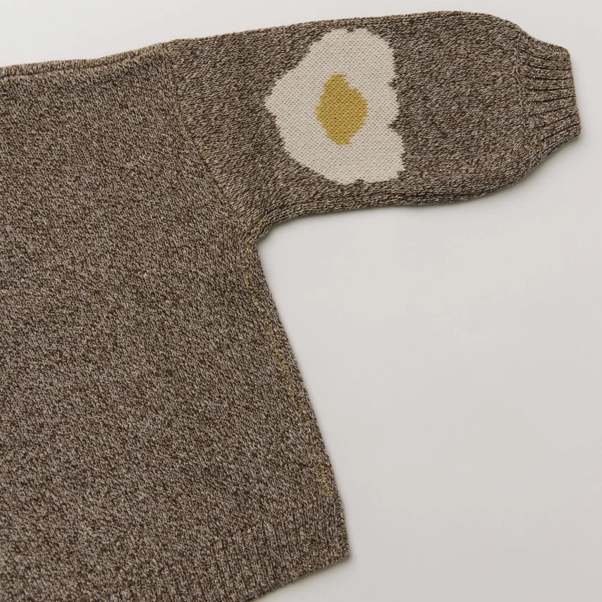 Greta Good Egg Organic Cotton Knit Sweater - Image 2