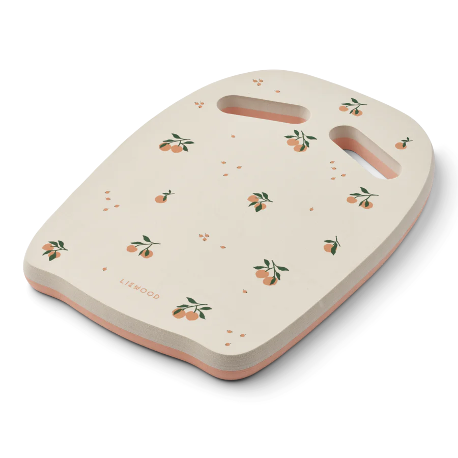 Hayden Peach Print Swim Board Float (Seashell)
